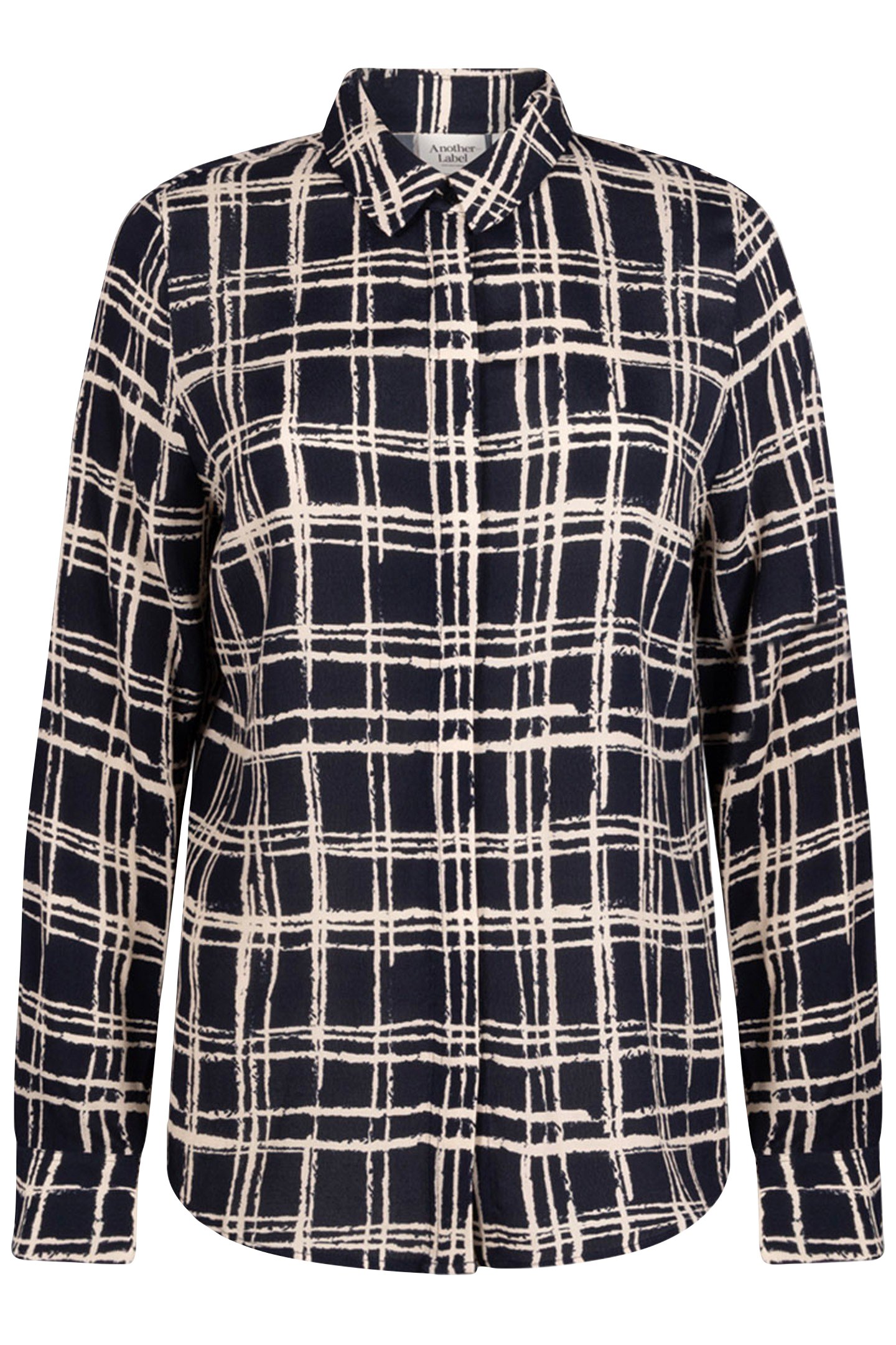 DREISER CHECK SHIRT LONG SLEEVE NIGHT SKY CHECK 1