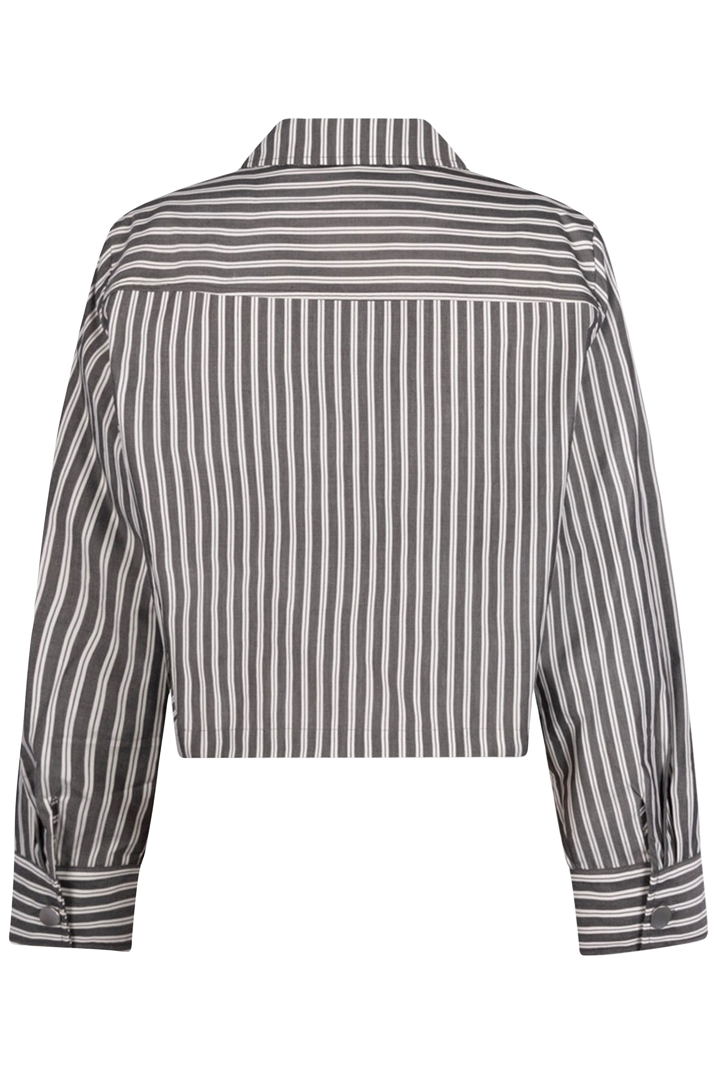 ELSIE TOP LONG SLEEVE BLACK WHITE STRIPE 2