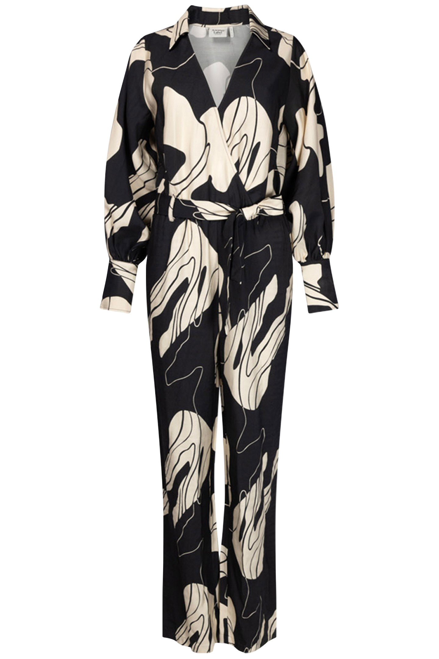 ELLY JUMSUIT LONG SLEEVE BLACK RIVER 1