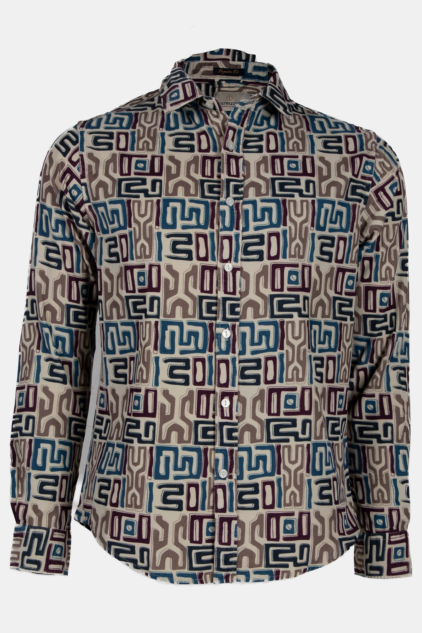 DS_ANDREW AOP RIBCORD SHIRT SAND 3
