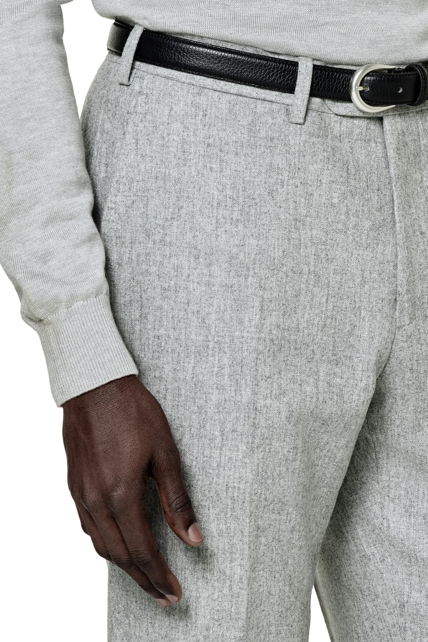 TROUSERS-L.GREY LIGHT GREY 8