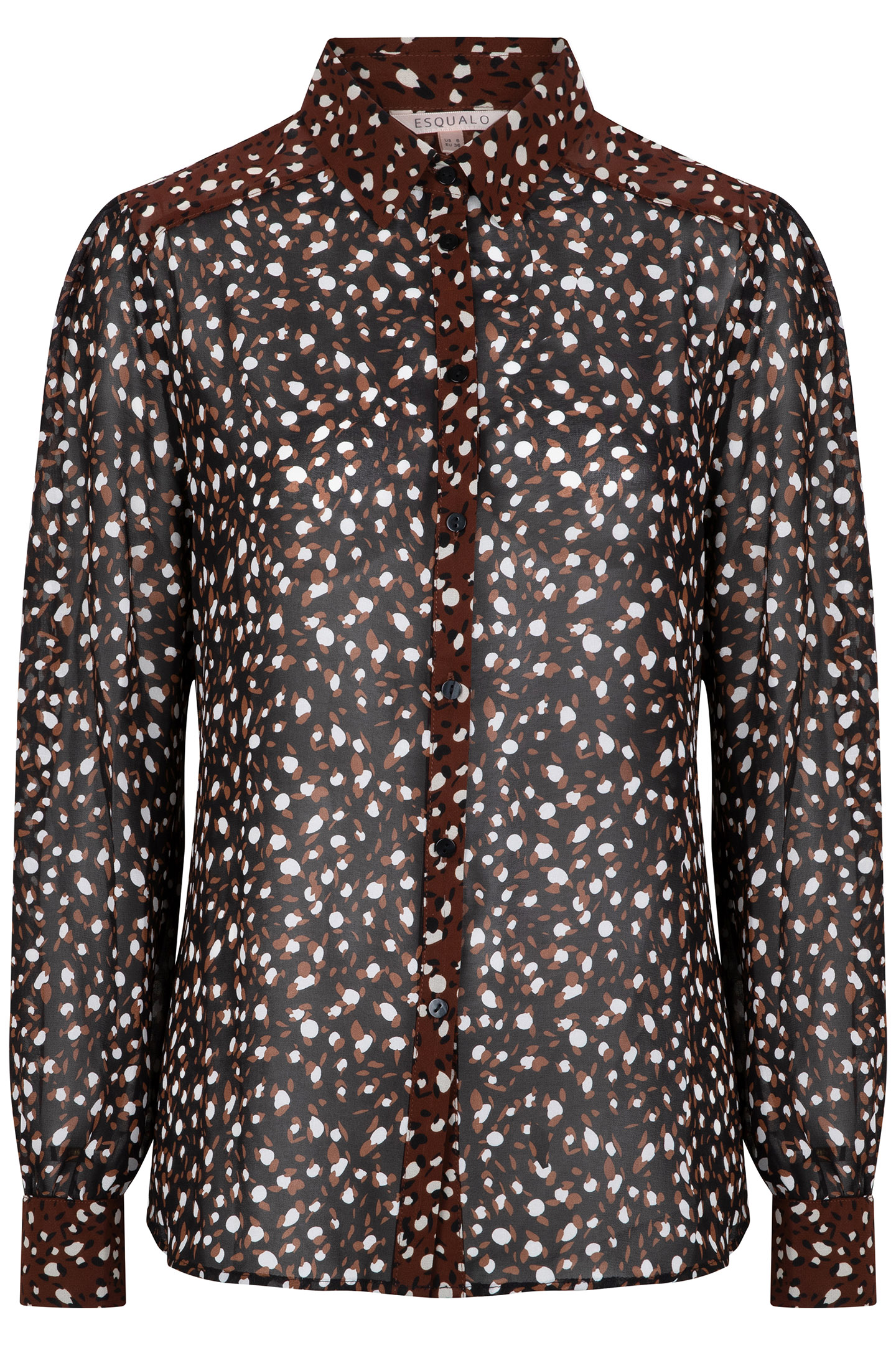 BLOUSE BASIC ANIMAL STEPS PRINT 5