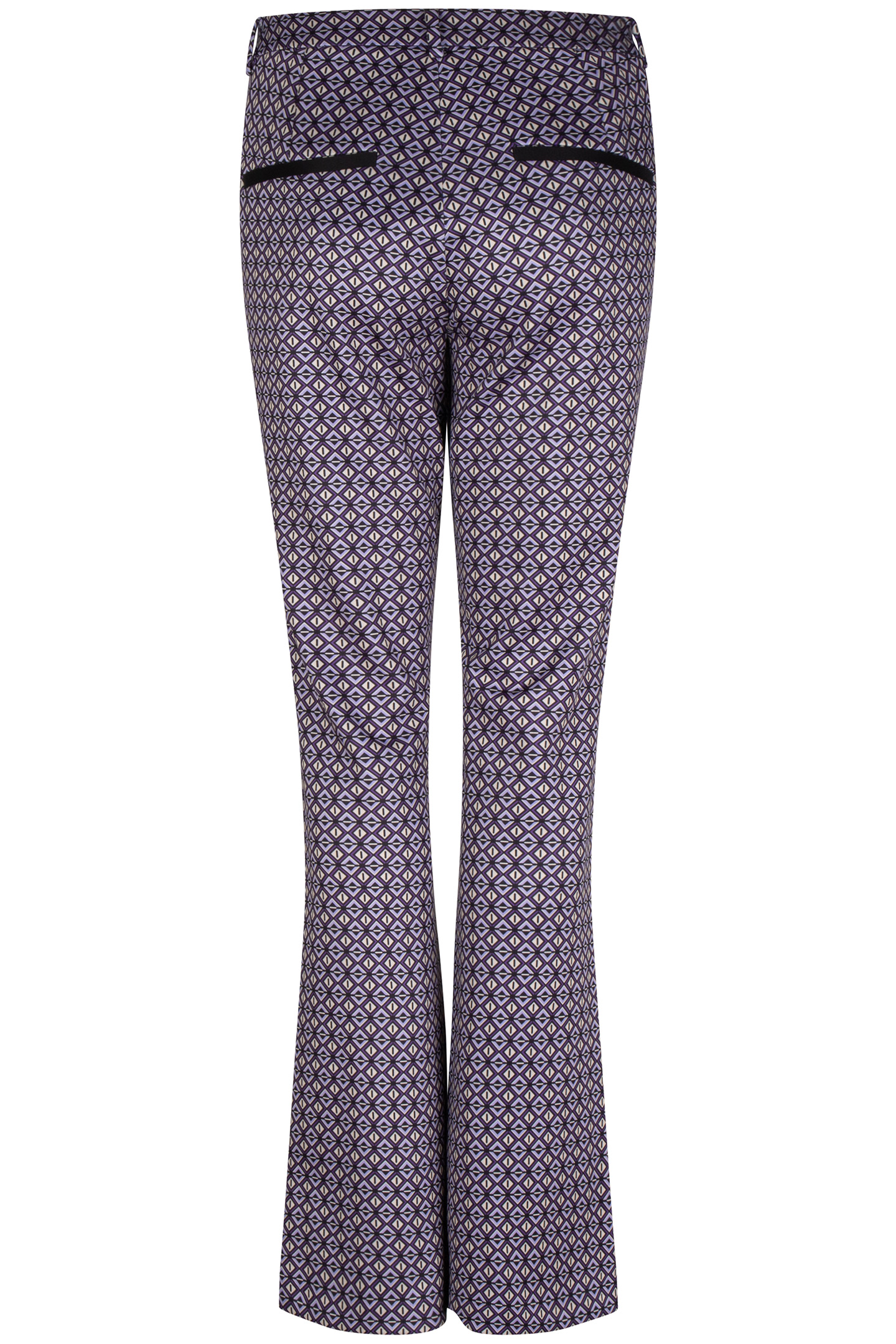 TROUSERS FLAIR GRAPHIC EARTH PRINT 6