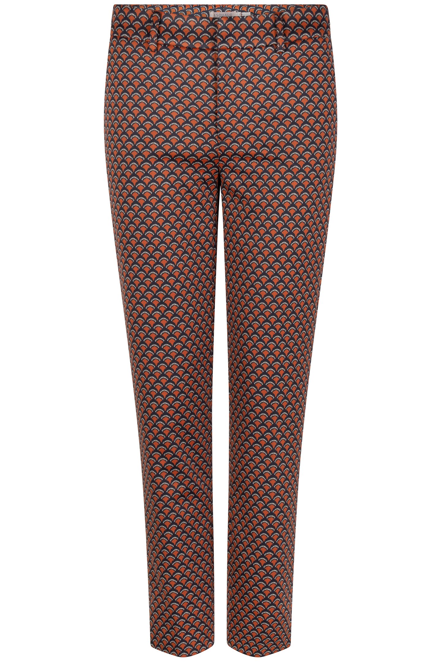 TROUSERS CHINO SCALLOPED PRINT PRINT 5