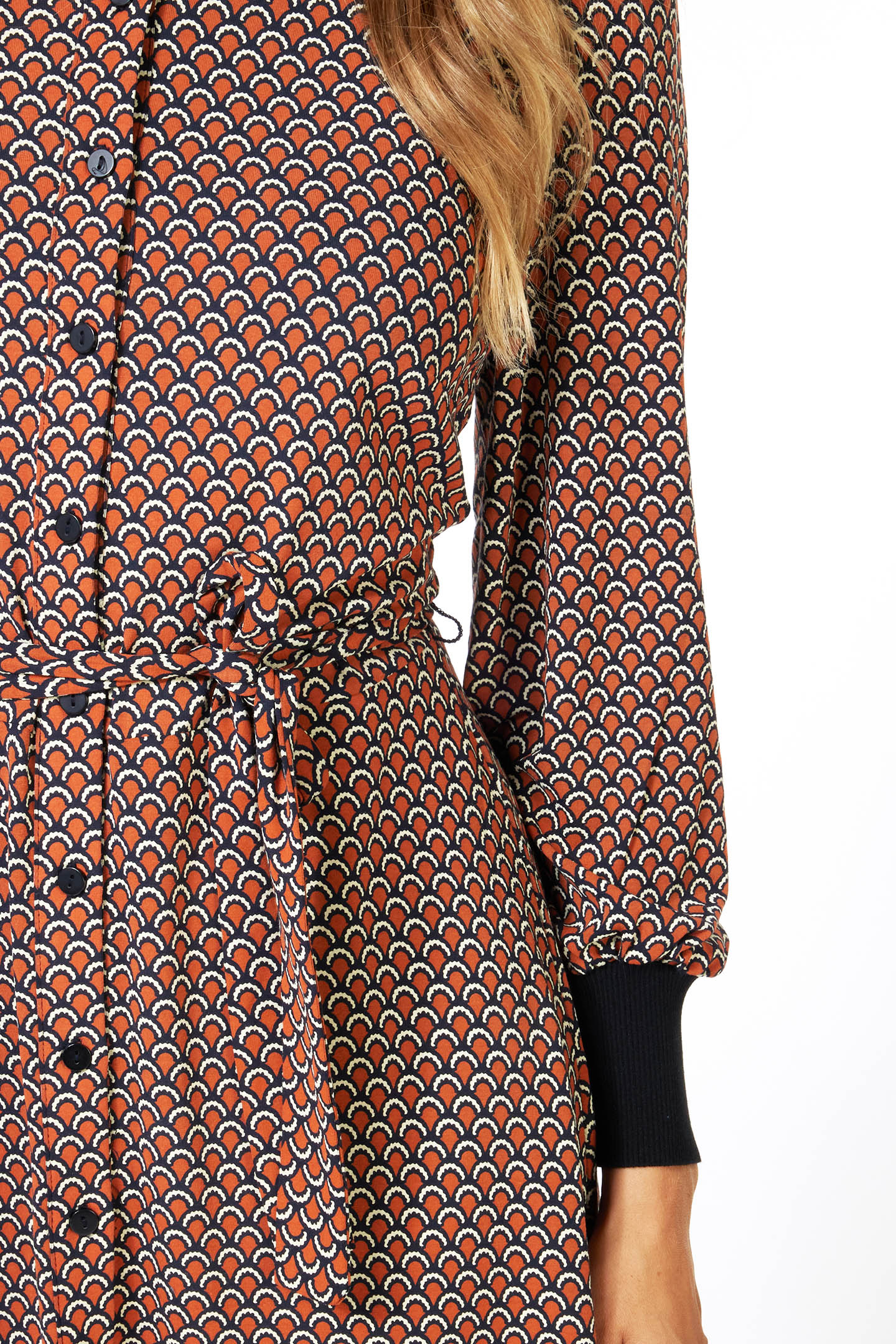 DRESS SCALLOPED SJ PRINT 8