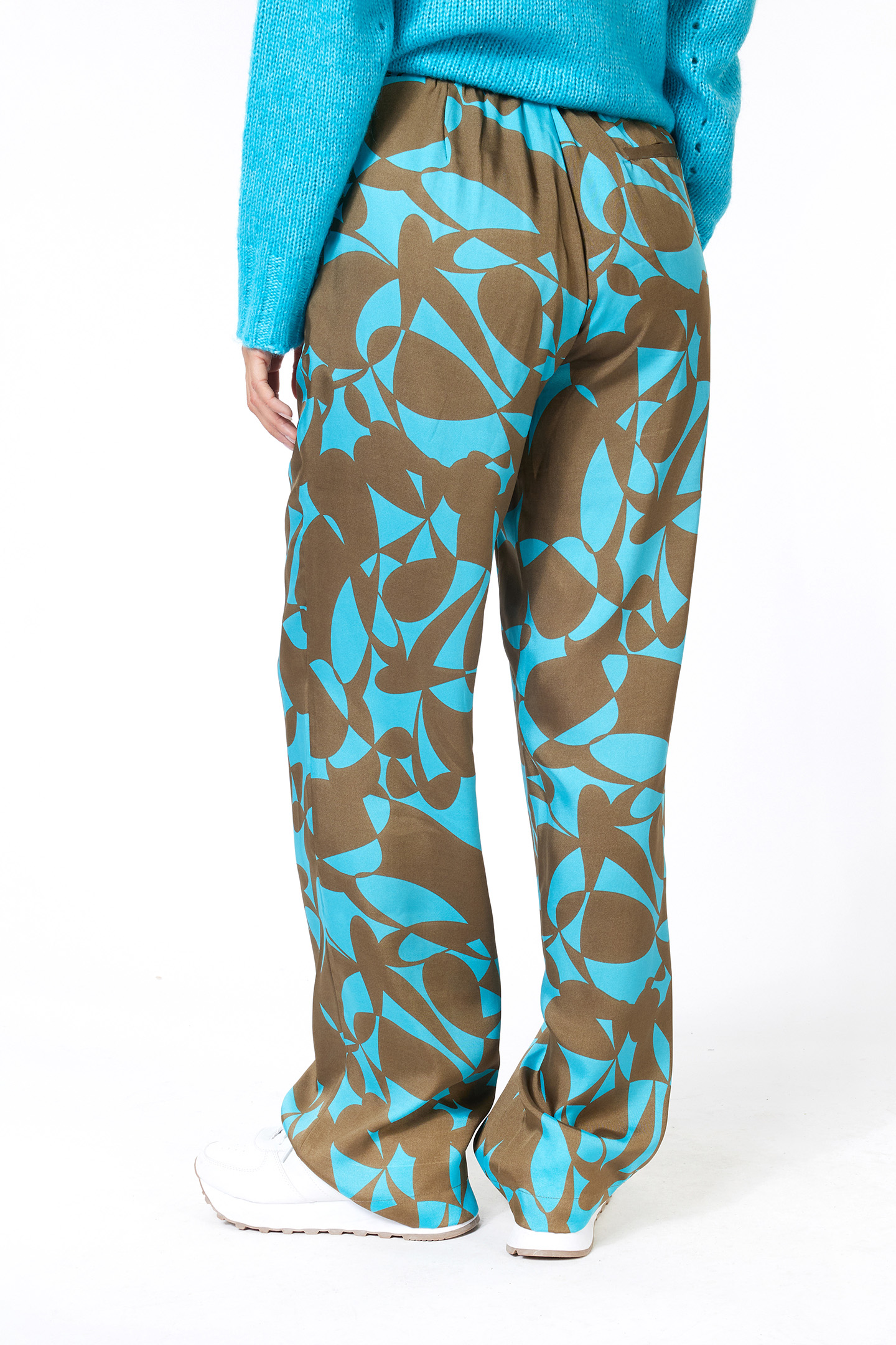 TROUSERS SATEEN EXPRESSIVE ROOTS PRINT 4