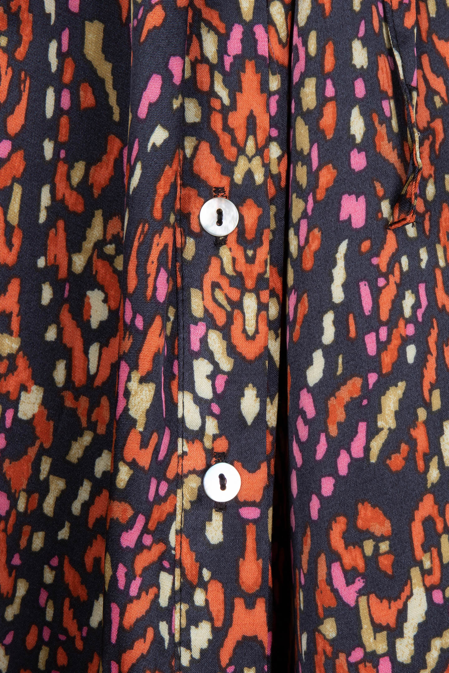 DRESS LONG SATEEN REWILDING PRINT 7