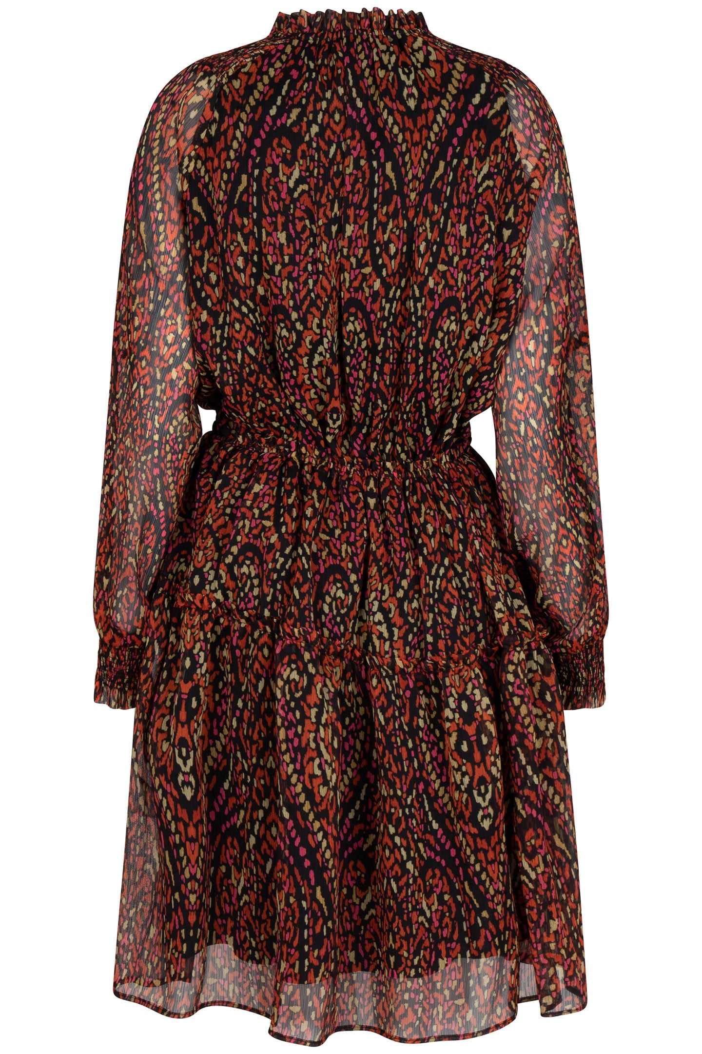 DRESS SHORT CHIFFON REWILDING PRINT 7