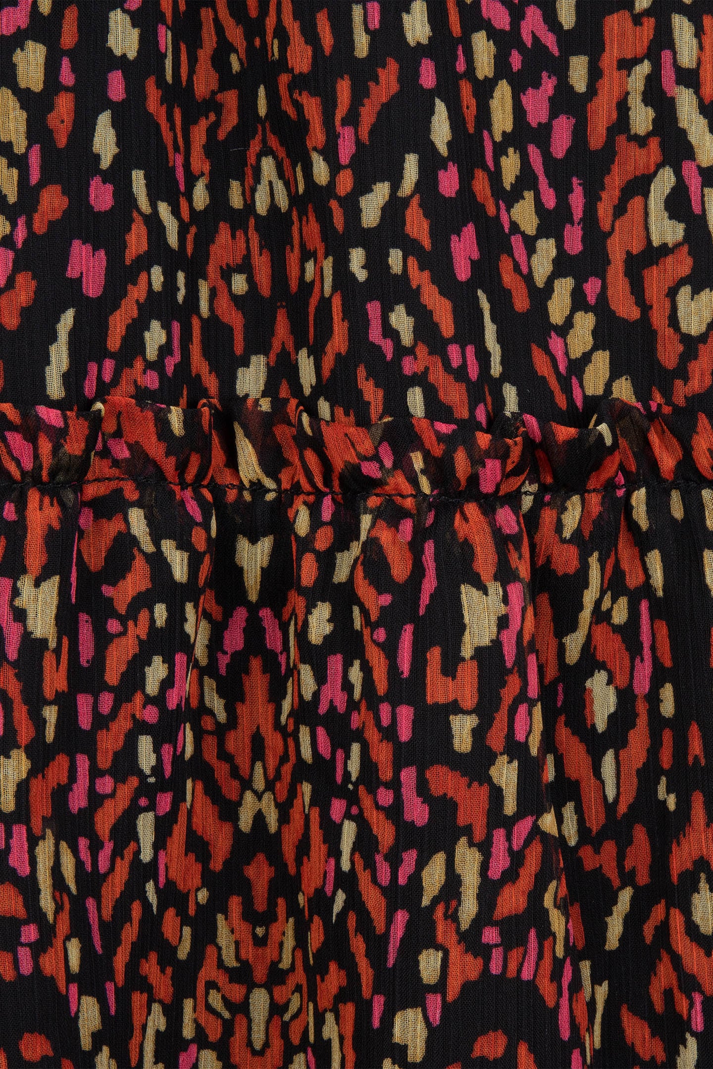 DRESS SHORT CHIFFON REWILDING PRINT 9