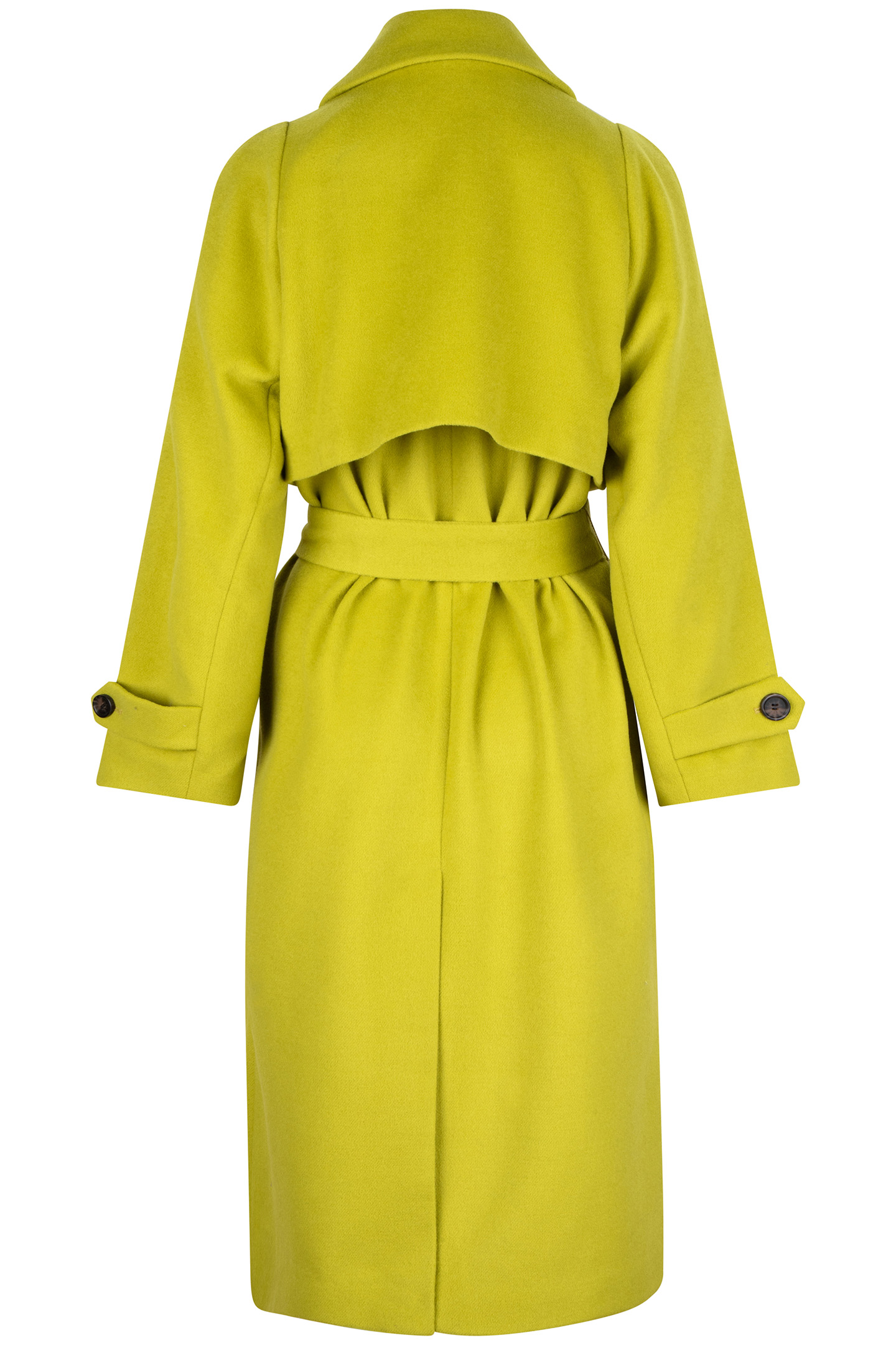 COAT LONG BELT LIME 6