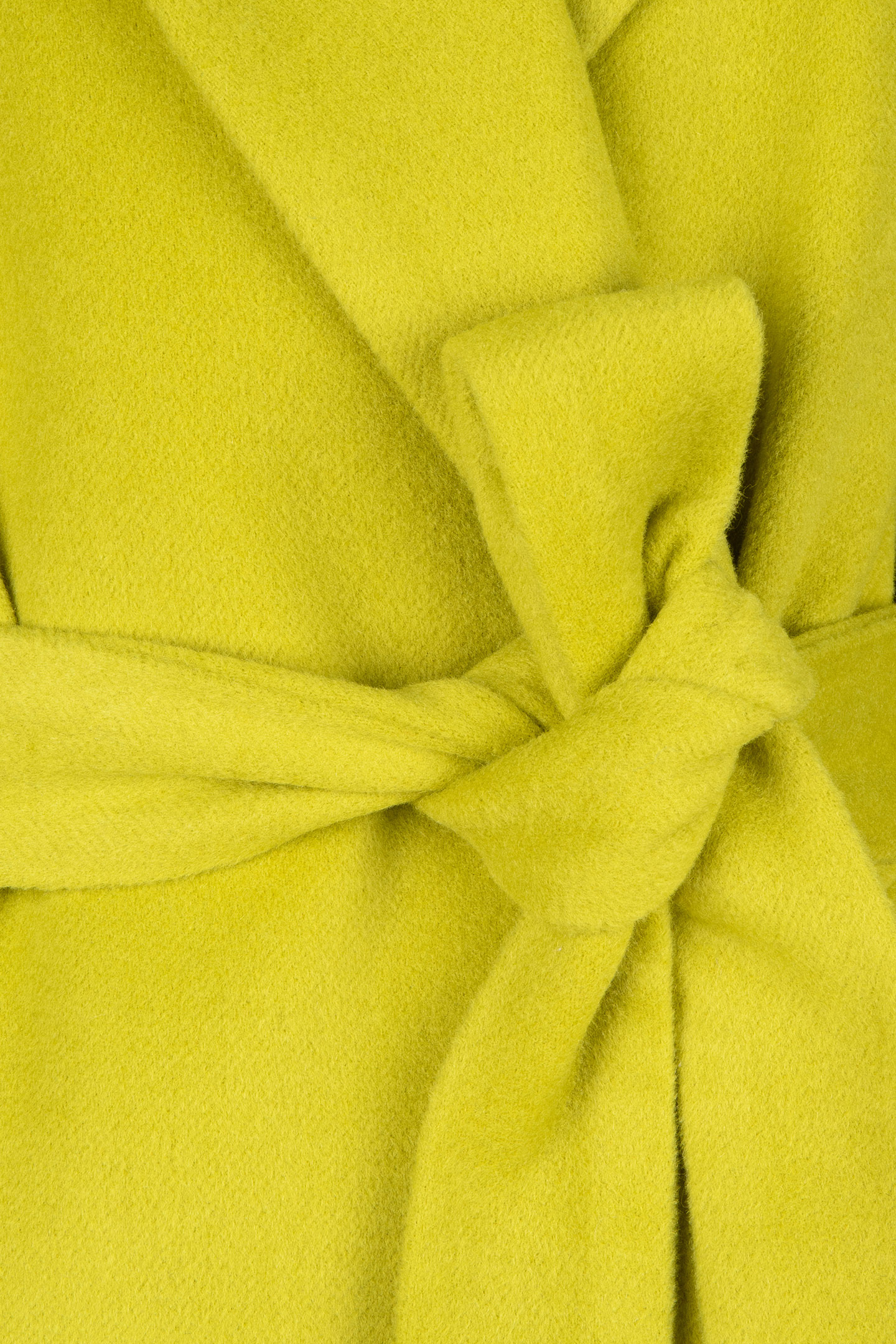 COAT LONG BELT LIME 8