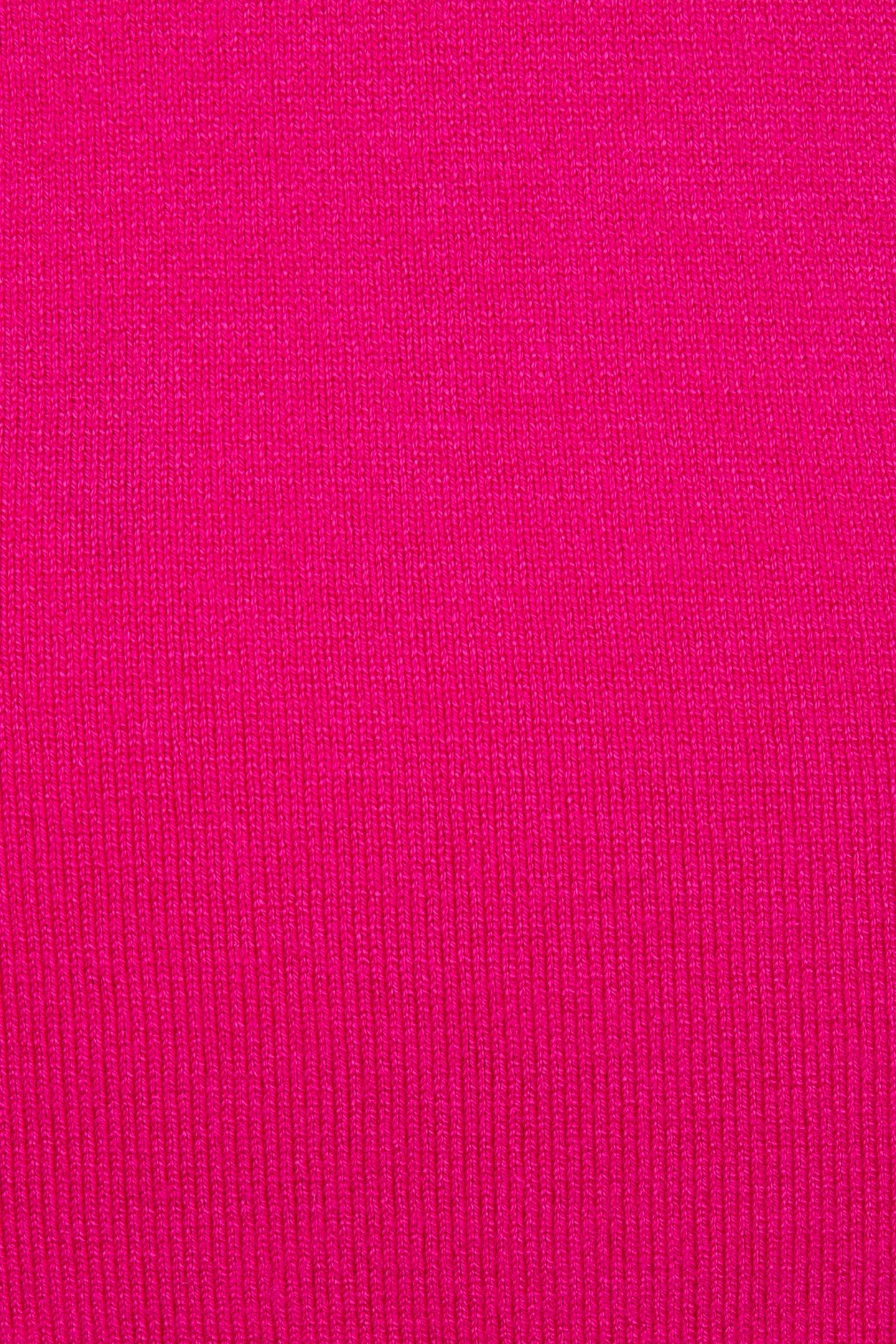 TOP SLVLSS RIBBED COL BASIC KNIT FUCHSIA 5