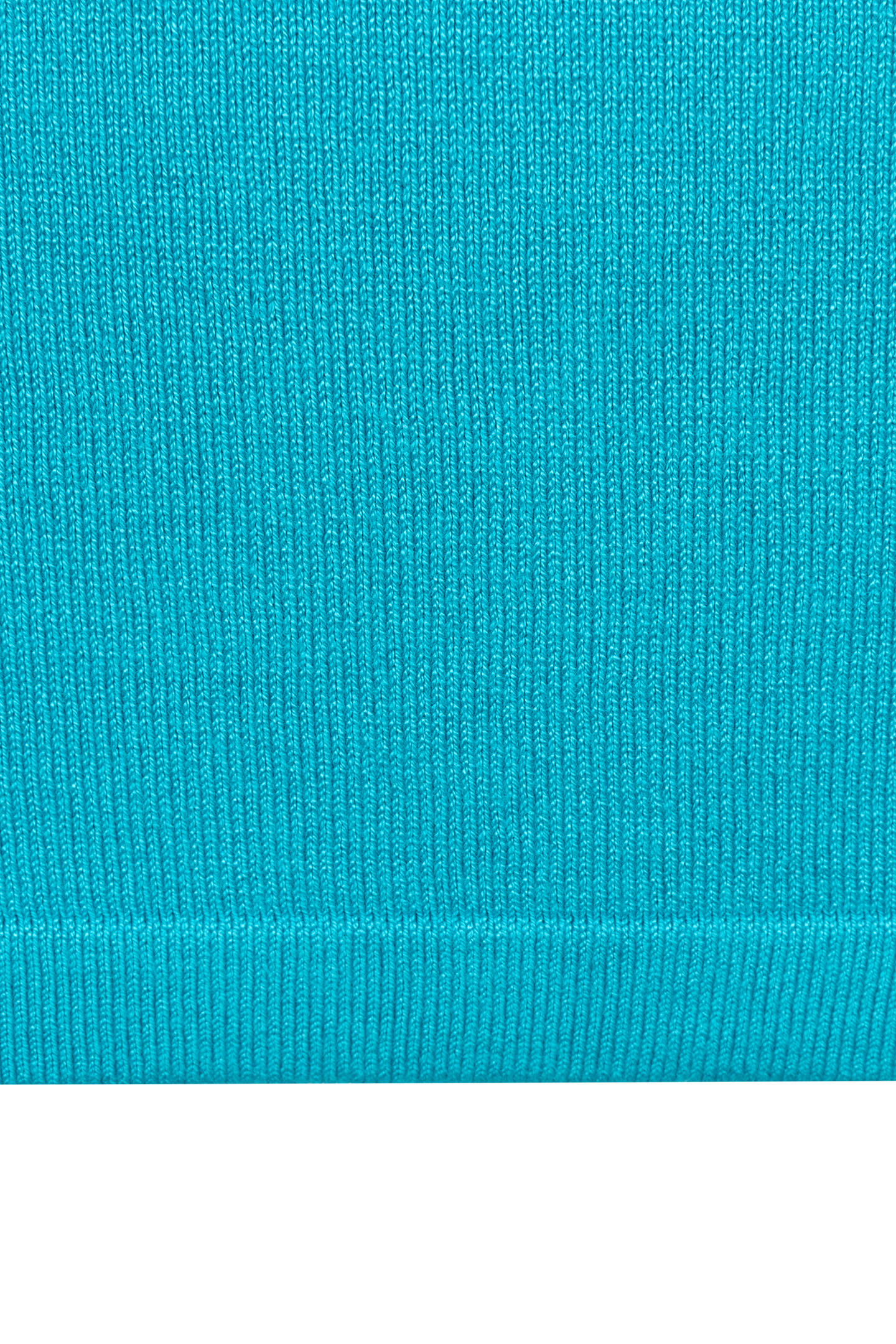 TOP SLVLSS RIBBED COL BASIC KNIT PEACOCK BLUE 9