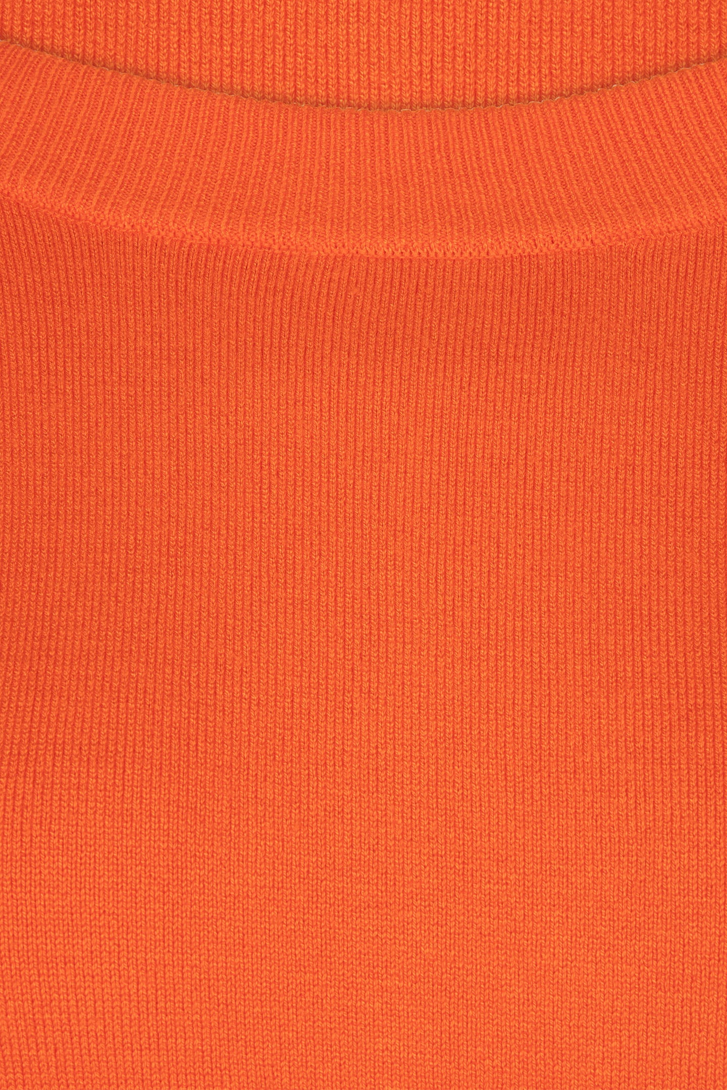 SWEATER BOXY BASIC KNIT ORANGE 5