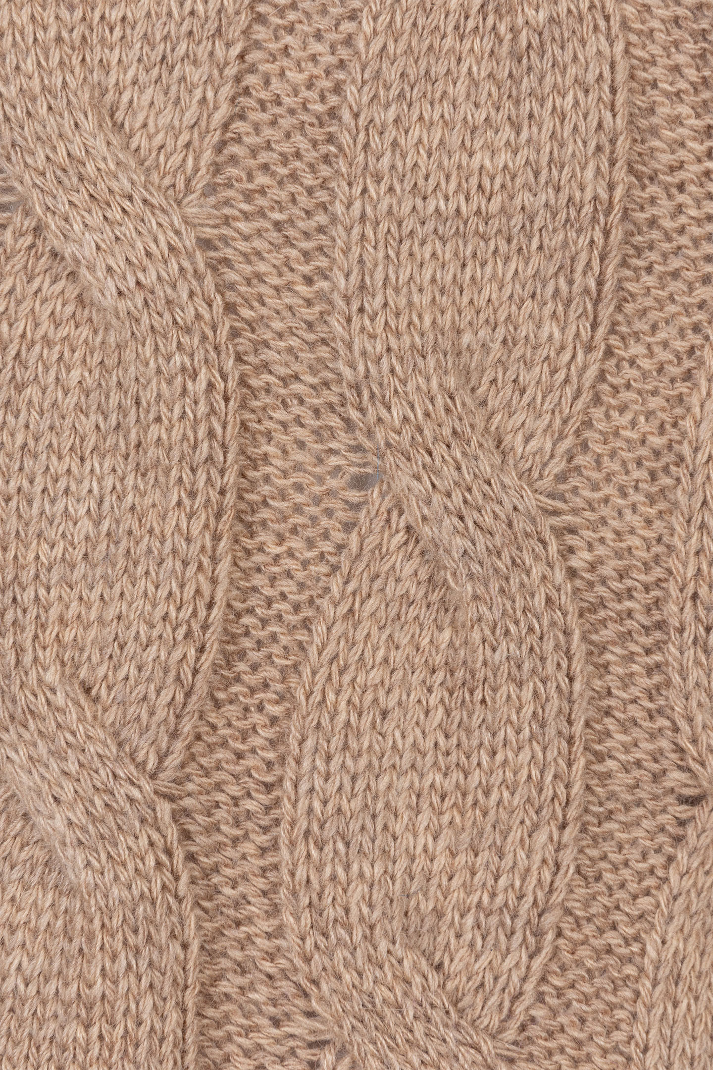 SWEATER CABLES TURTLE NECK CAMEL 8