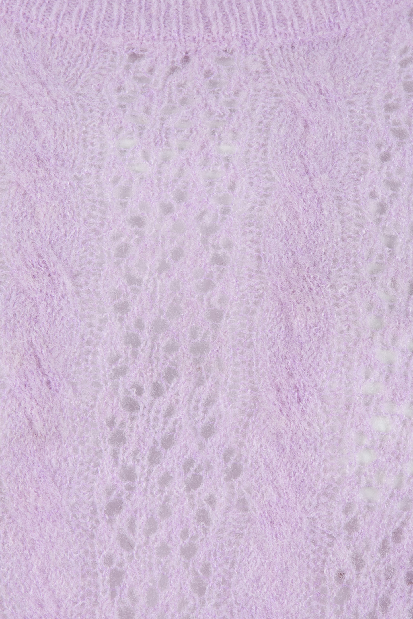SWEATER CABLE AJOUR LILAC 8