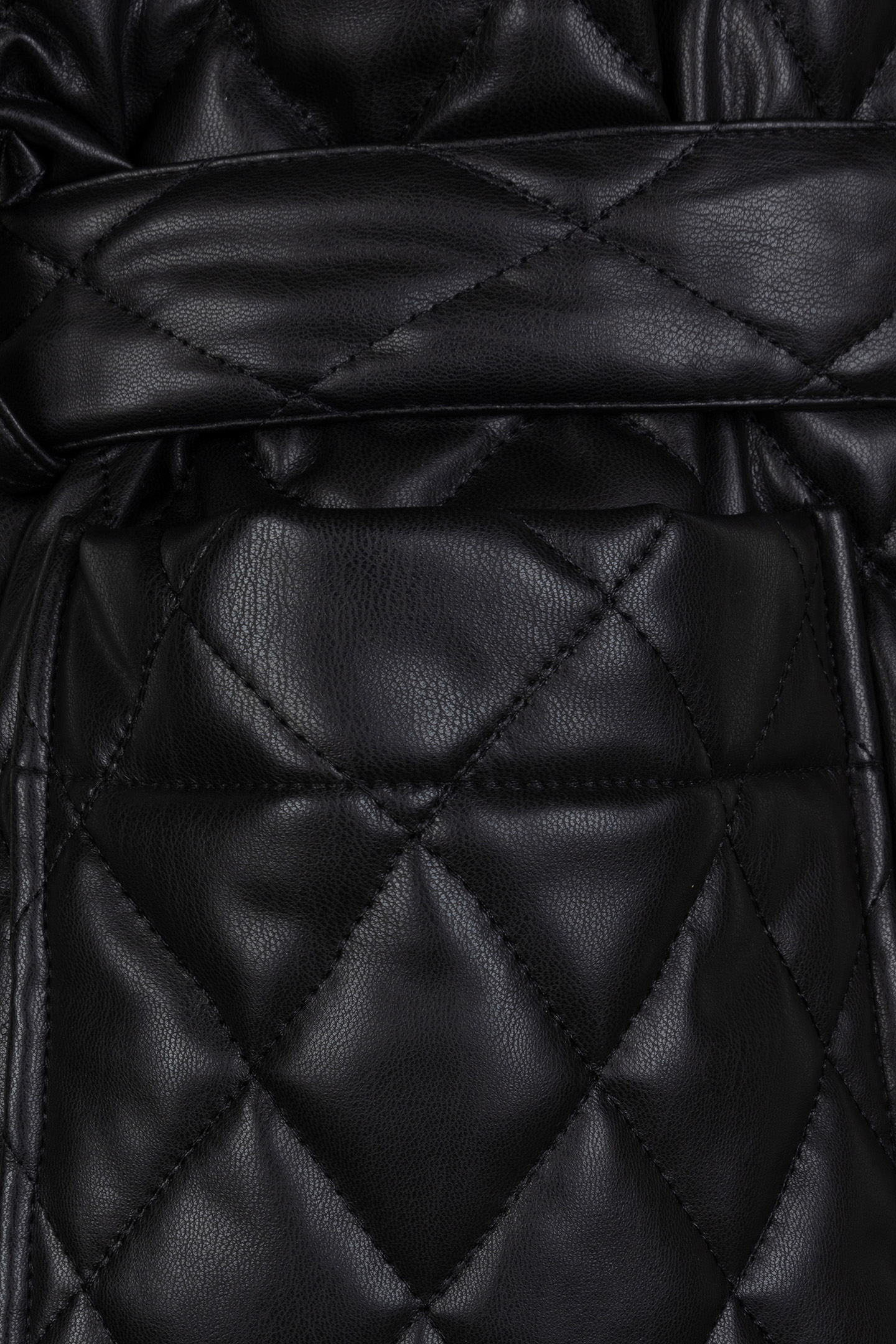 GILET PADDED PU BLACK 9