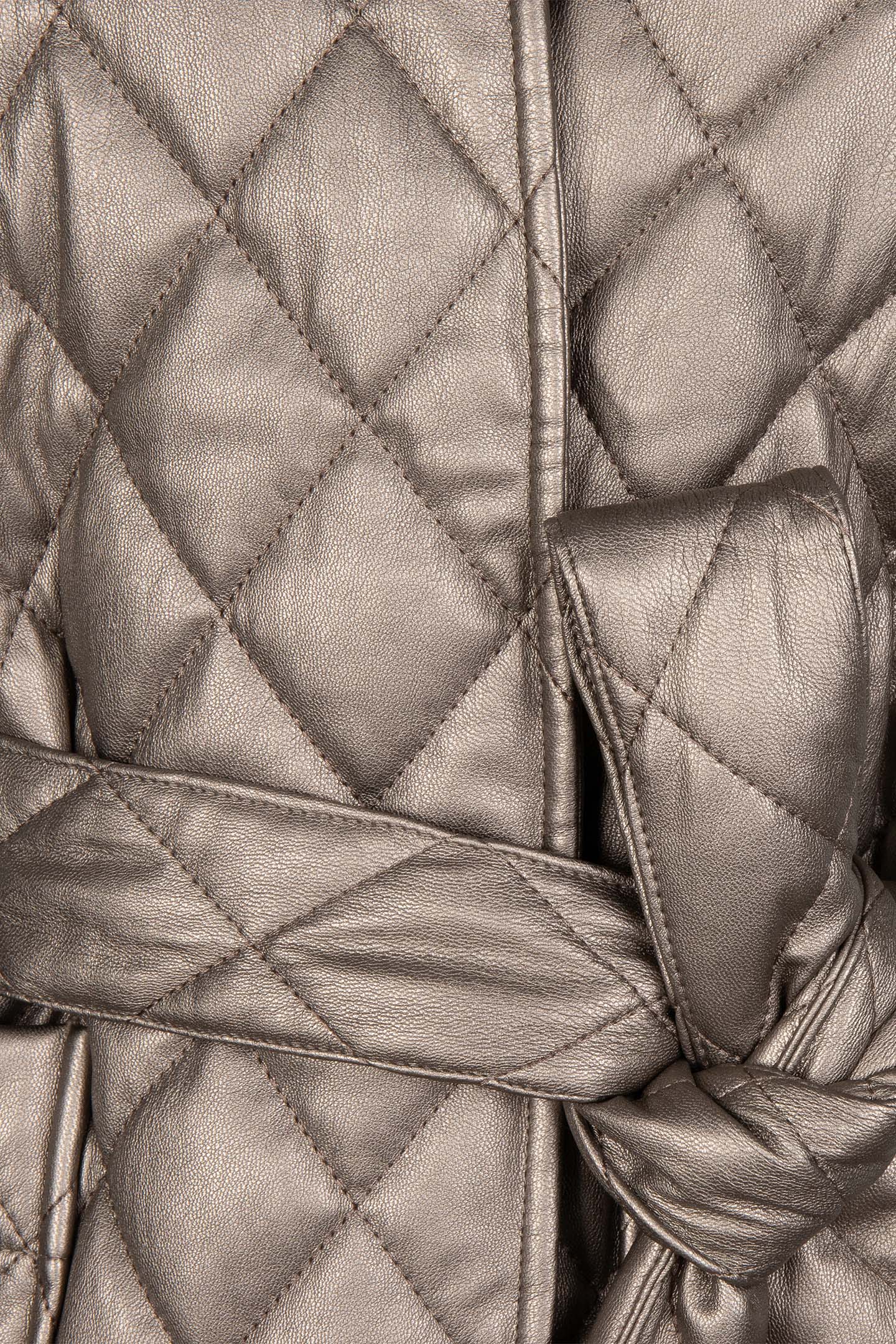 GILET PADDED PU SOFT GOLD 9