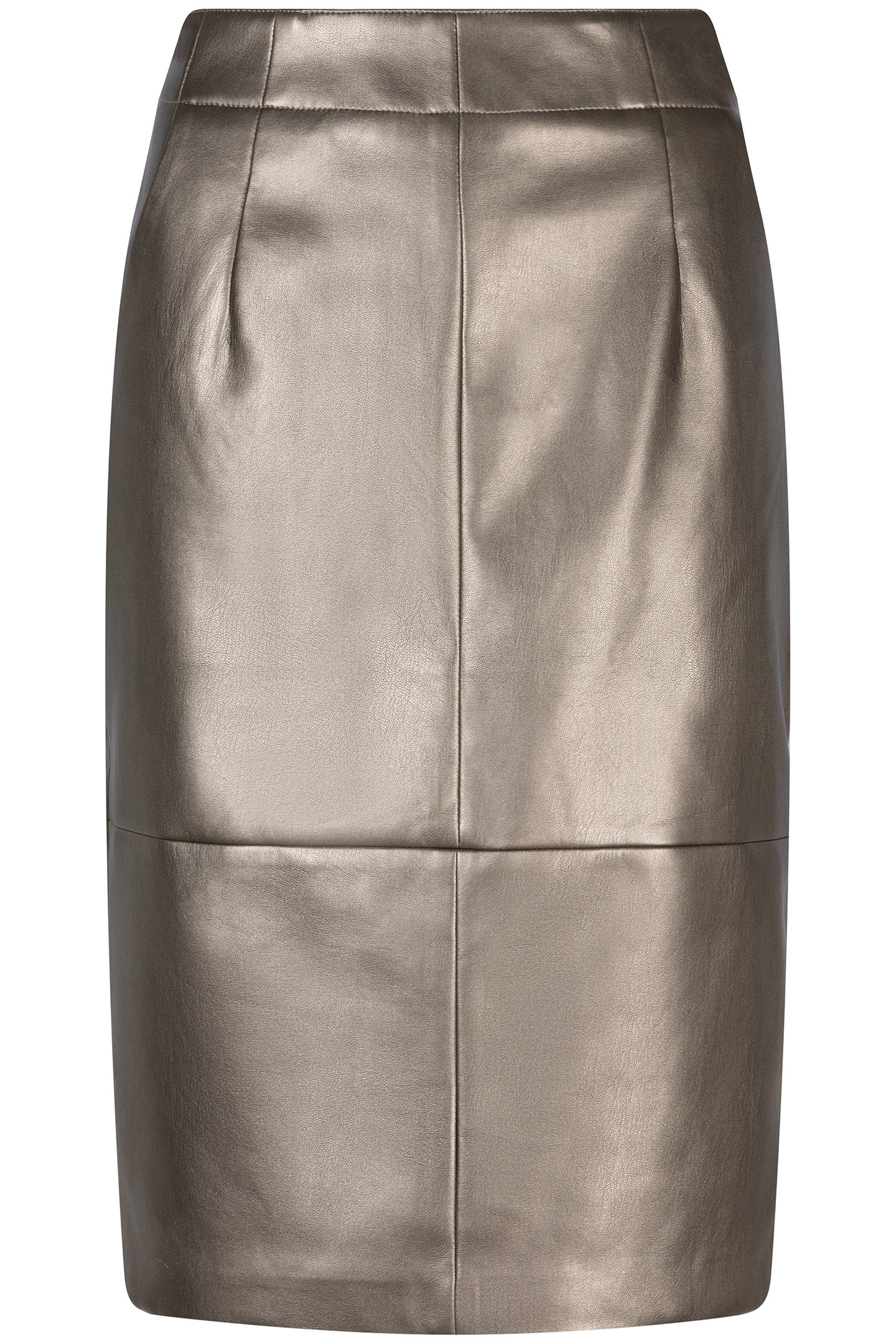 SKIRT PENCIL PU SOFT GOLD 4