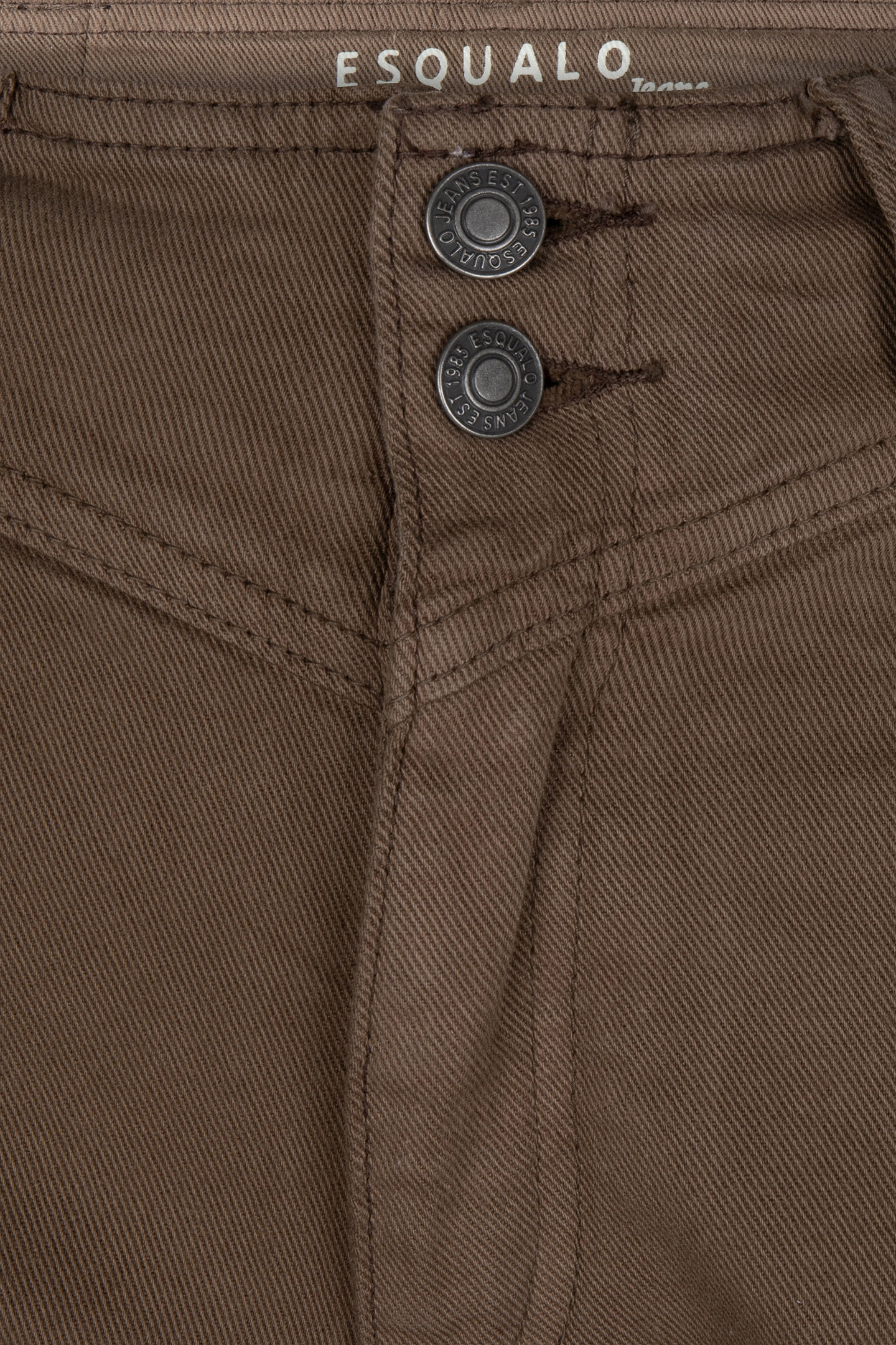 TROUSERS COLORED DENIM STRAIGHT FIT ARMY GREEN 8