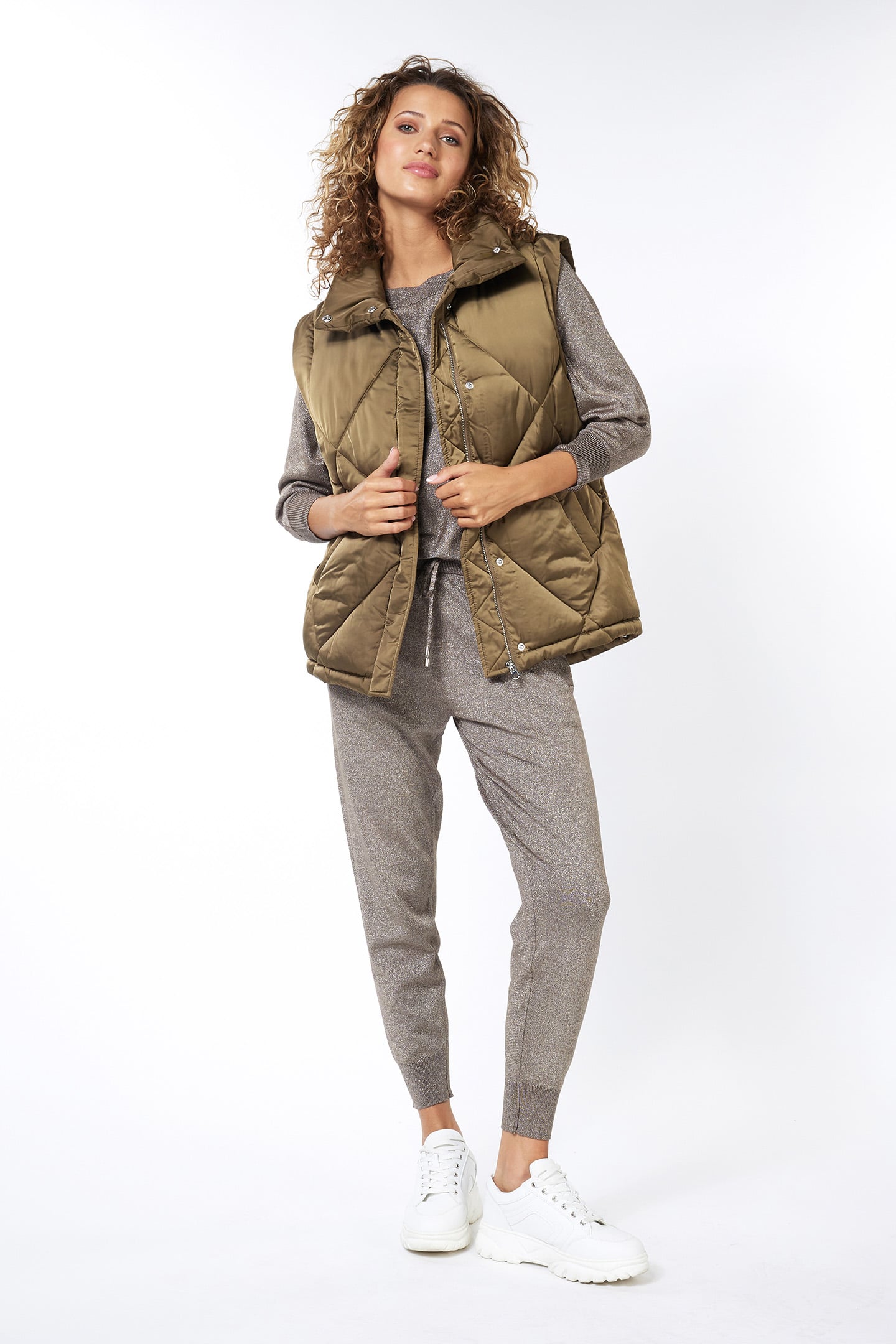 BODYWARMER COL ARMY GREEN 2