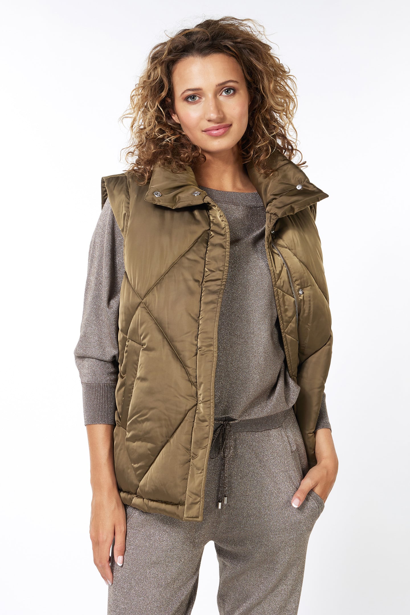 BODYWARMER COL ARMY GREEN 1