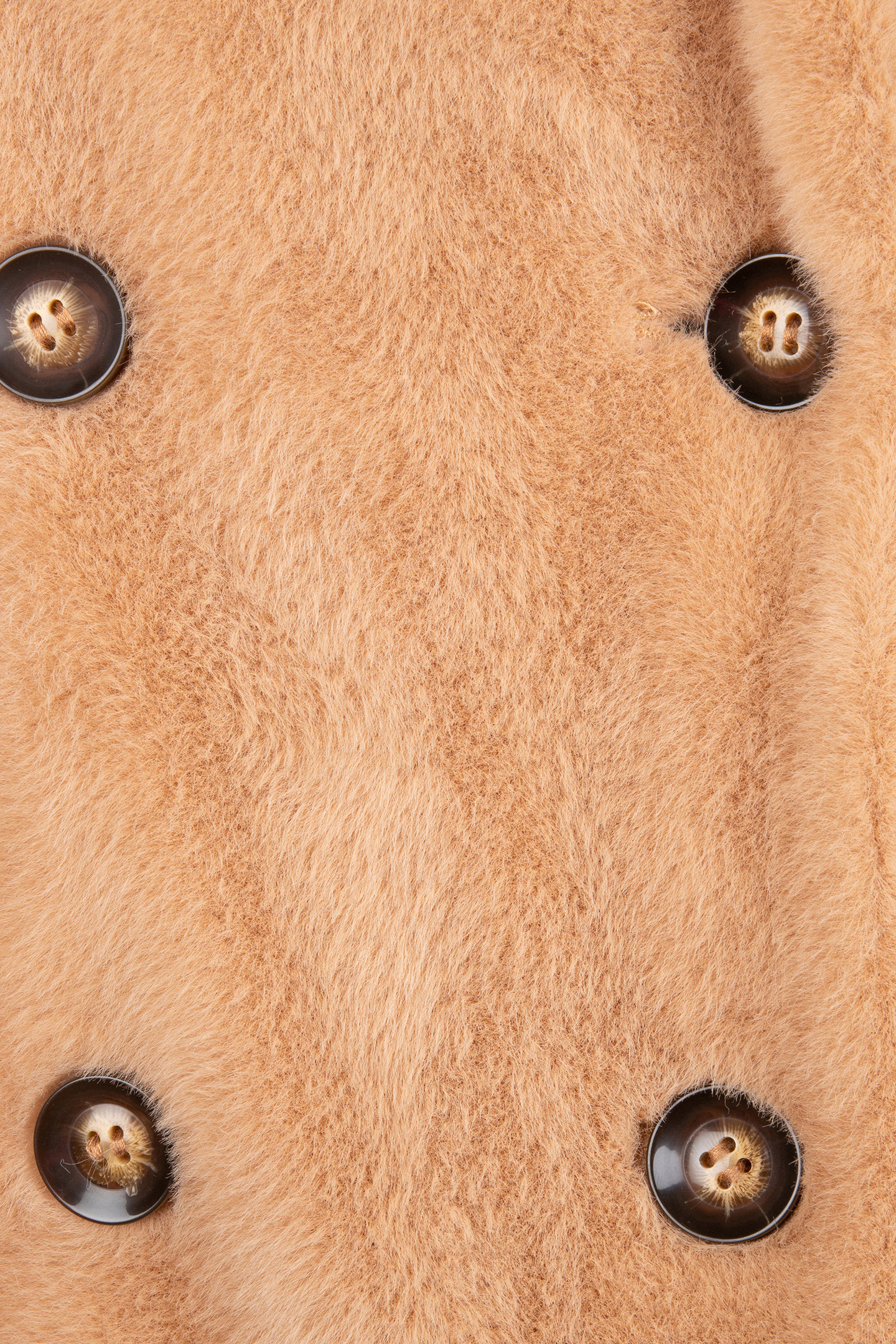 COAT SHAWL COLLAR FAKE FUR CAMEL 6
