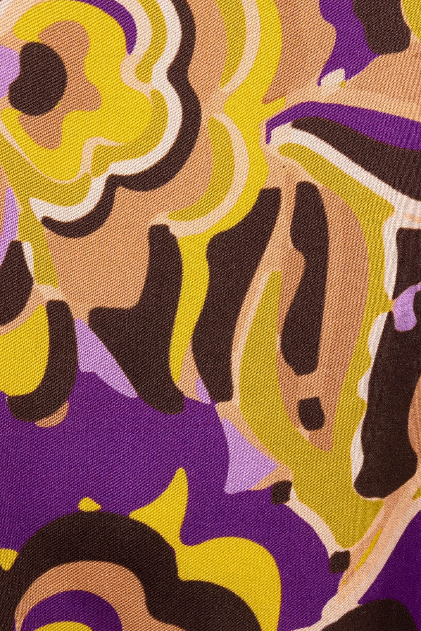 BLOUSE COLLAR FANCY EARTH PRINT 8