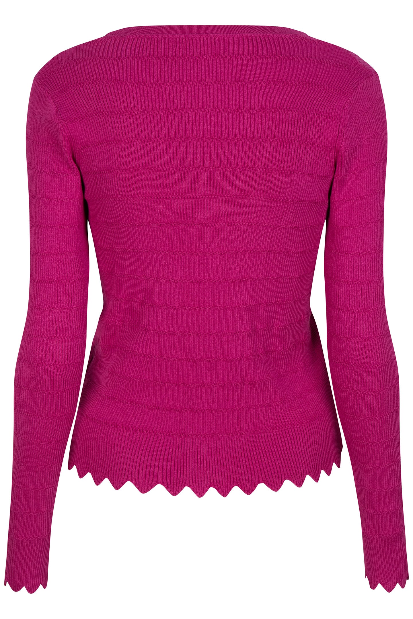 CARDIGAN SHORT FANCY KNIT FUCHSIA 6