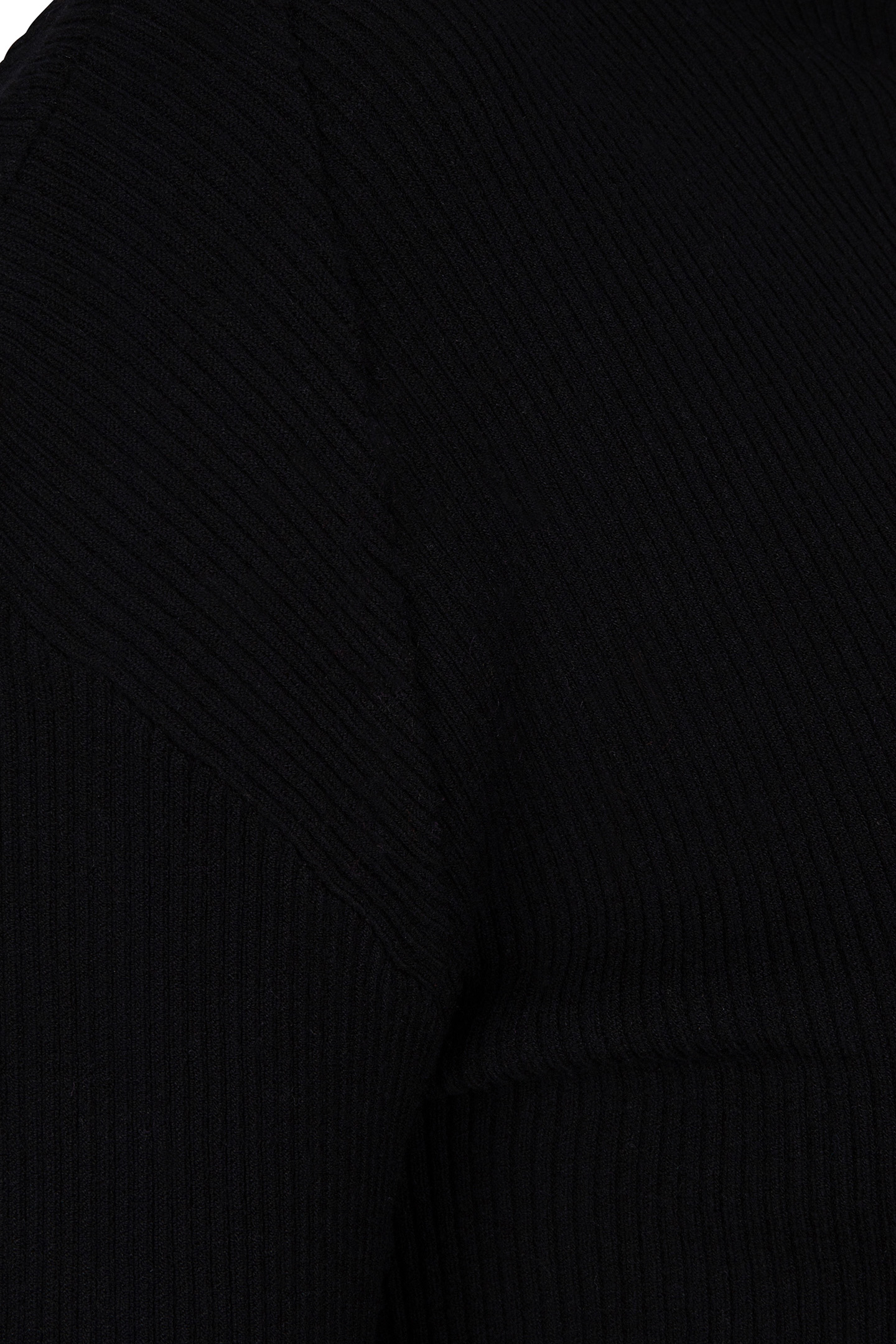 TOP RIB SLV/LSS BUTTONS COL BLACK 3