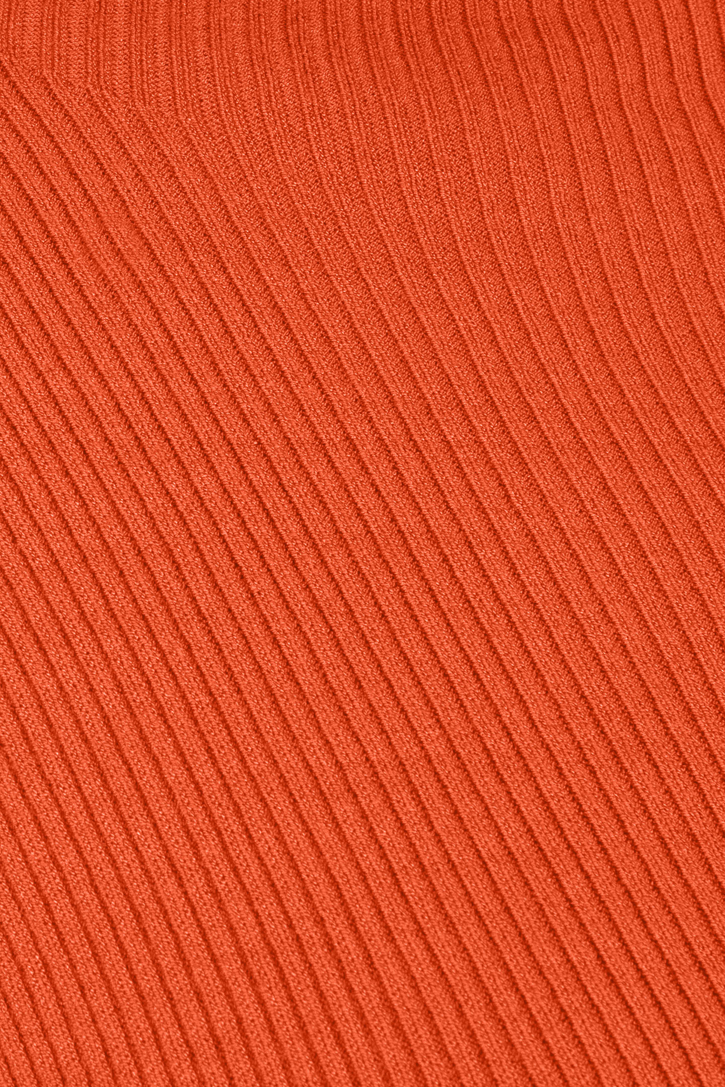 TOP RIB SLV/LSS BUTTONS COL ORANGE 3