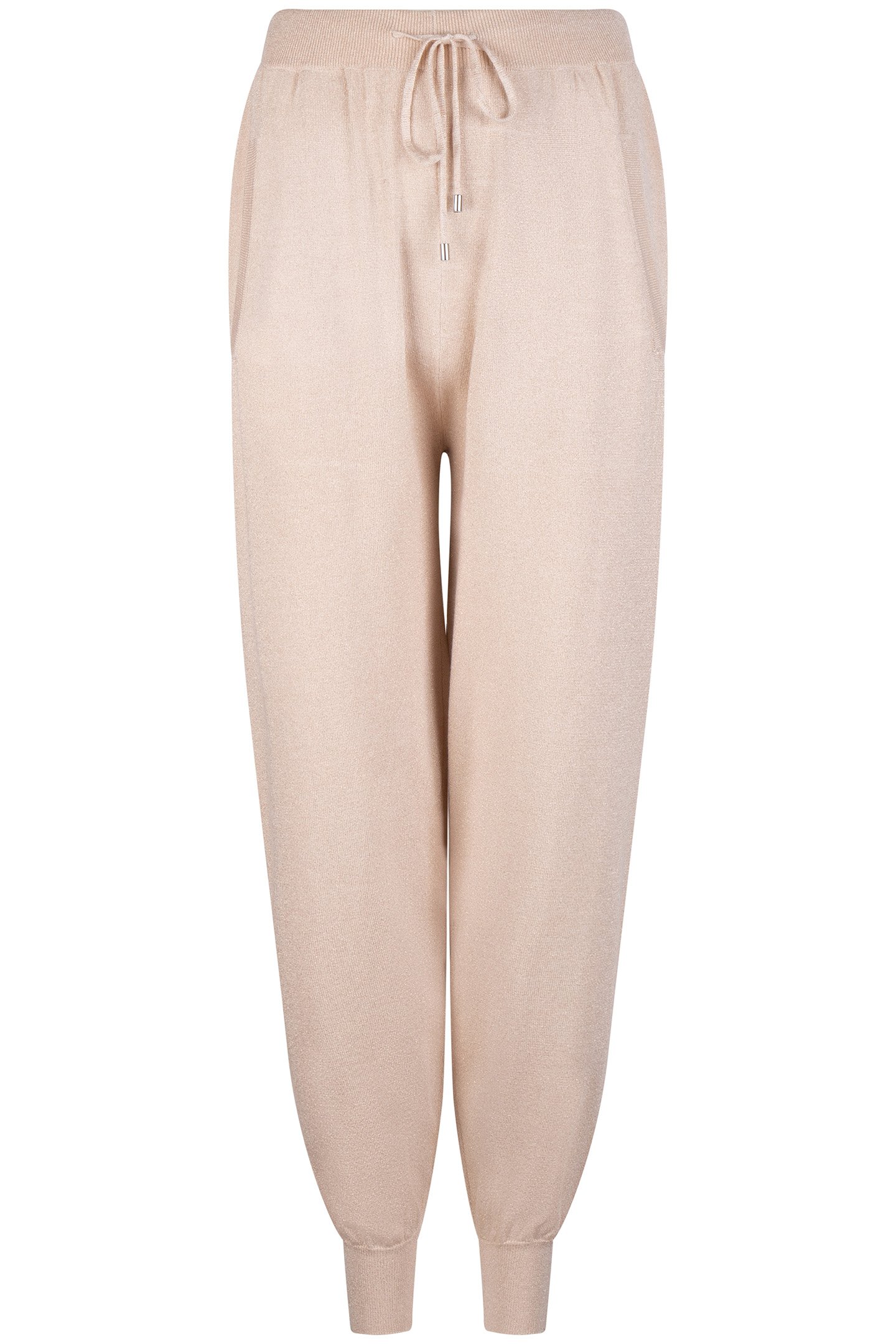 TROUSERS JOGGER LUREX LIGHT SAND 4