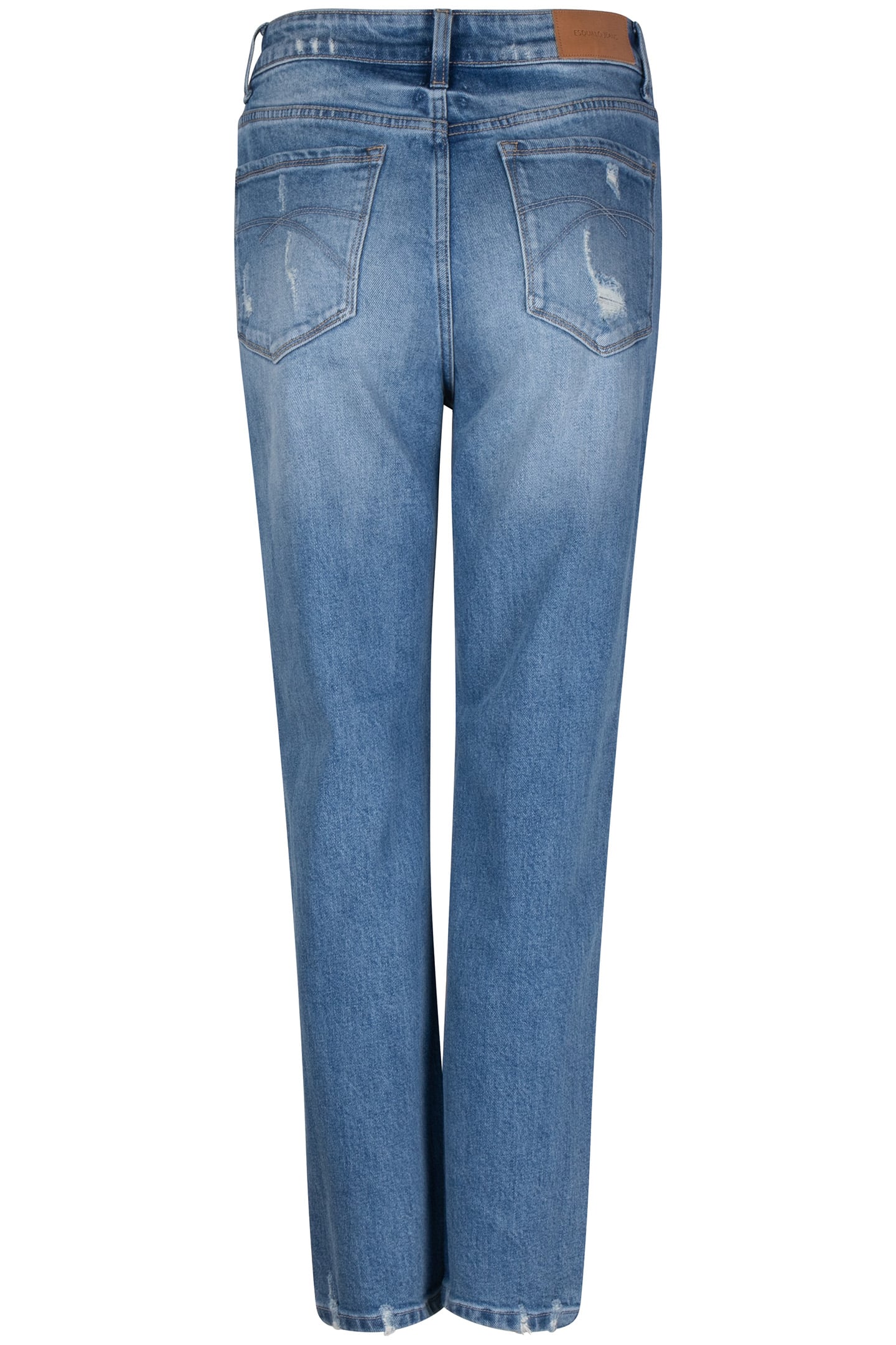 TROUSERS VINTAGE HIGH WAIST JEANS BLUE 5