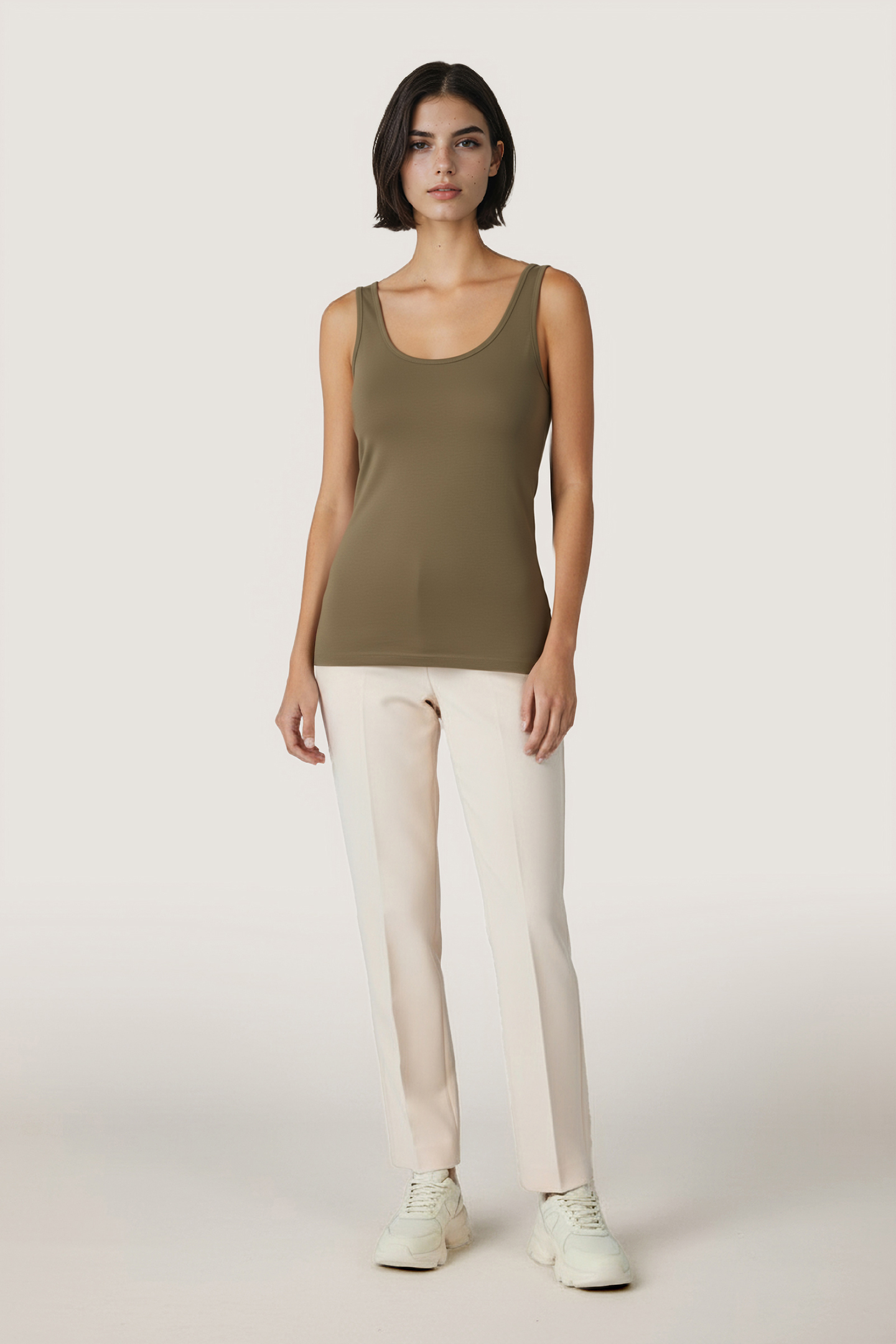 BASIC SINGLET ARMY GREEN 2