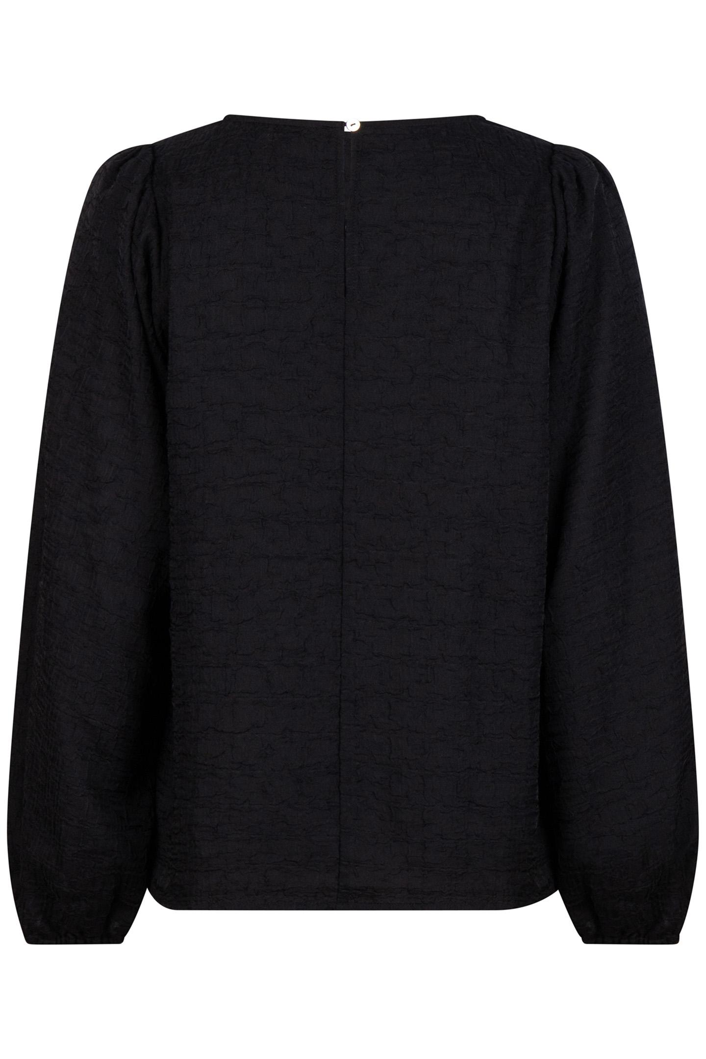 BLOUSE R-NECK BLACK 7