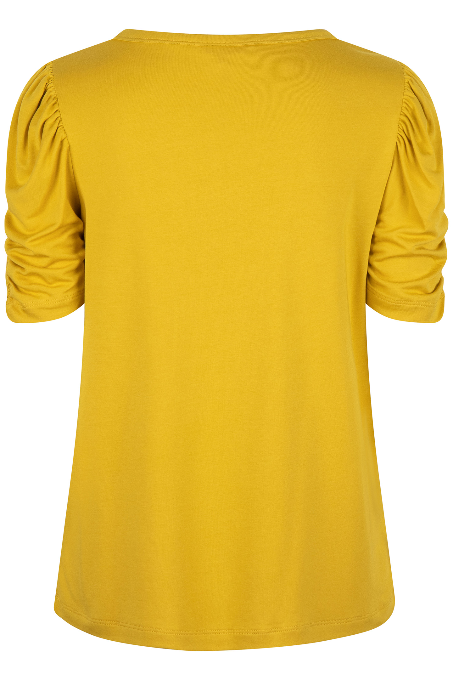 T-SHIRT MODAL PUFF S/SLVE OCHRE 4