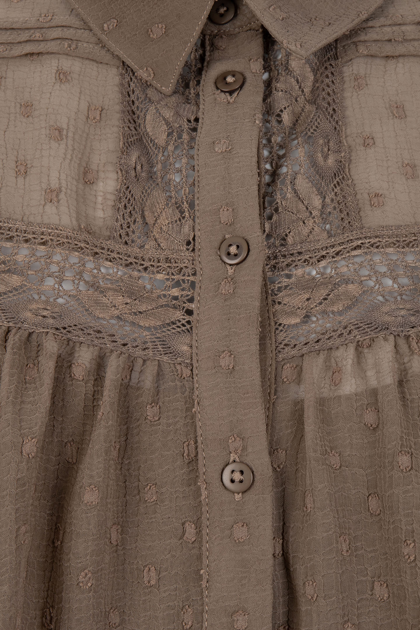 BLOUSE TAPES PLUMETIS ARMY GREEN 8