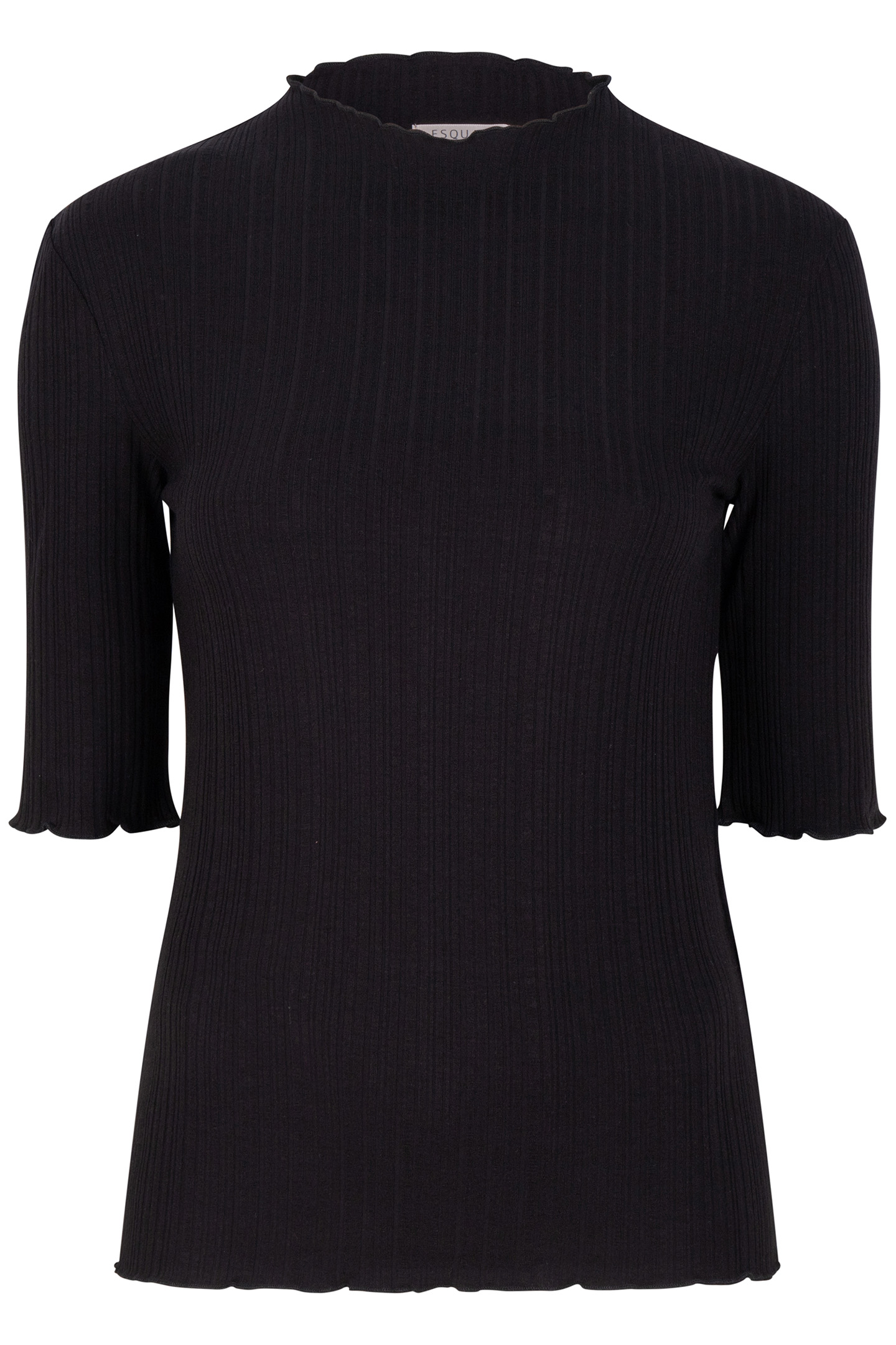 TOP IRREGULAR RIB BLACK 3