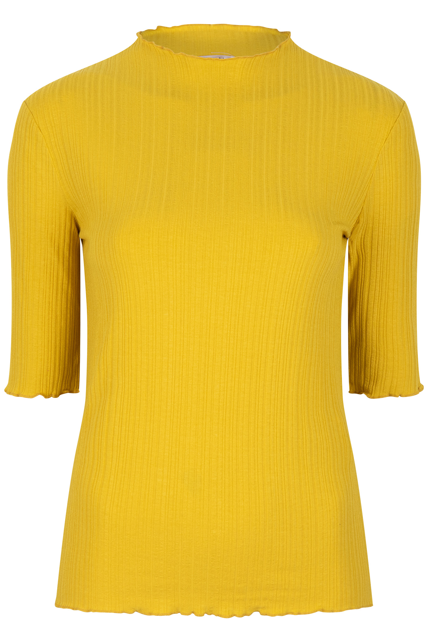 TOP IRREGULAR RIB OCHRE 3