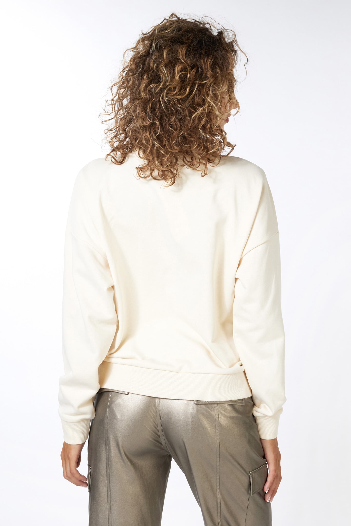 SWEATER OVERSIZED ESQUALO SWEAT LIGHT SAND 4