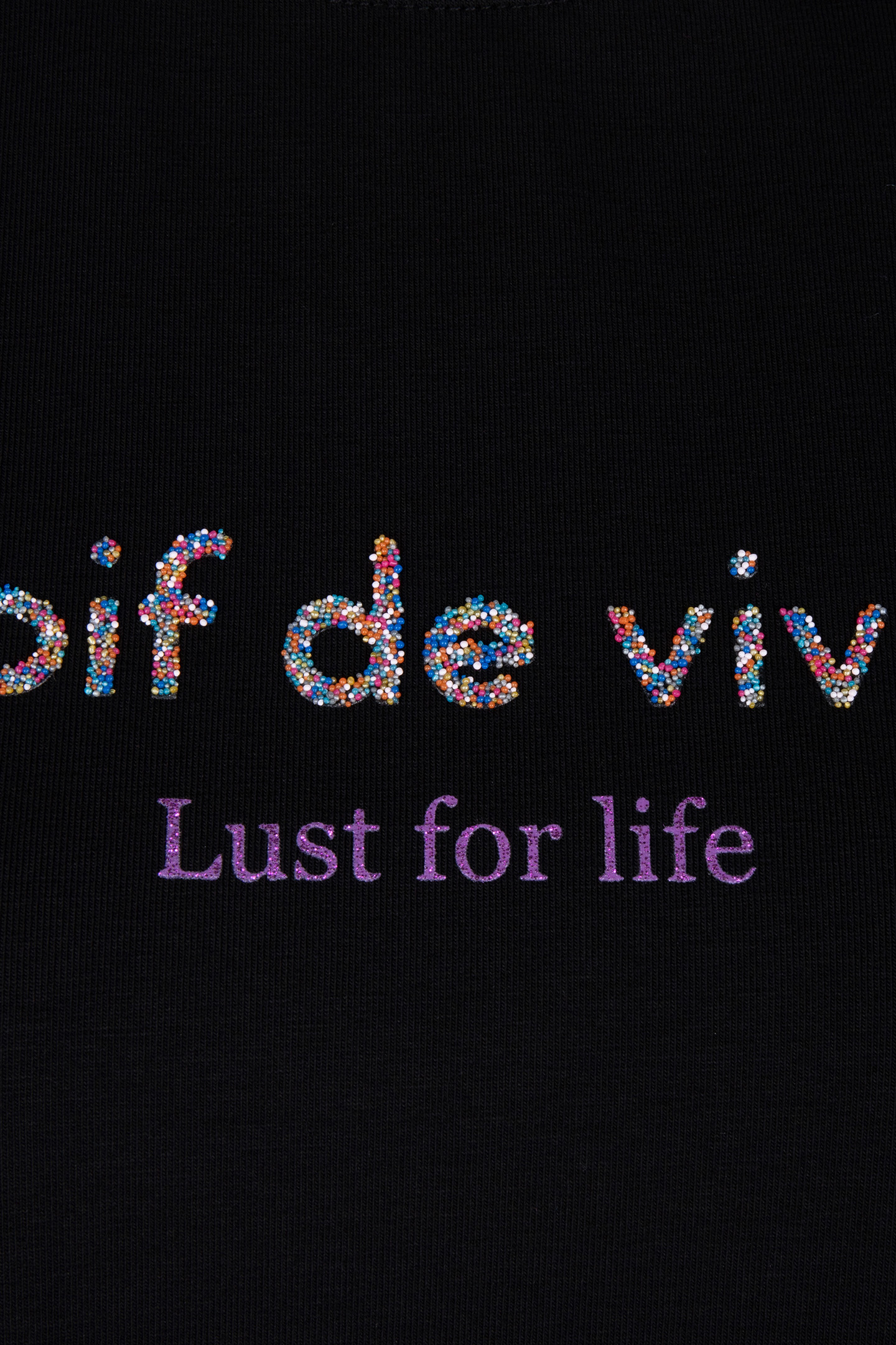 T-SHIRT SOIF DE VIVRE BLACK 8