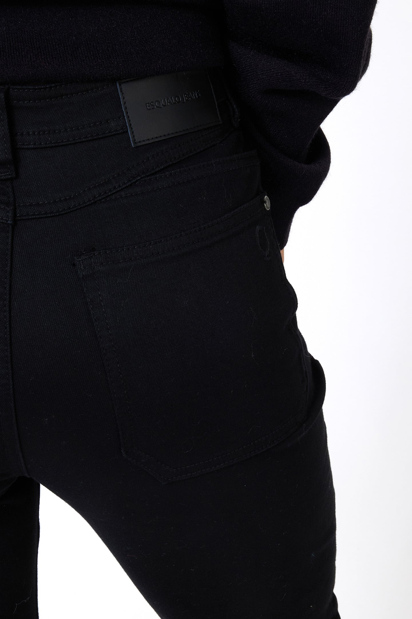 TROUSERS JEANS STRAIGHT FIT BLACK 6