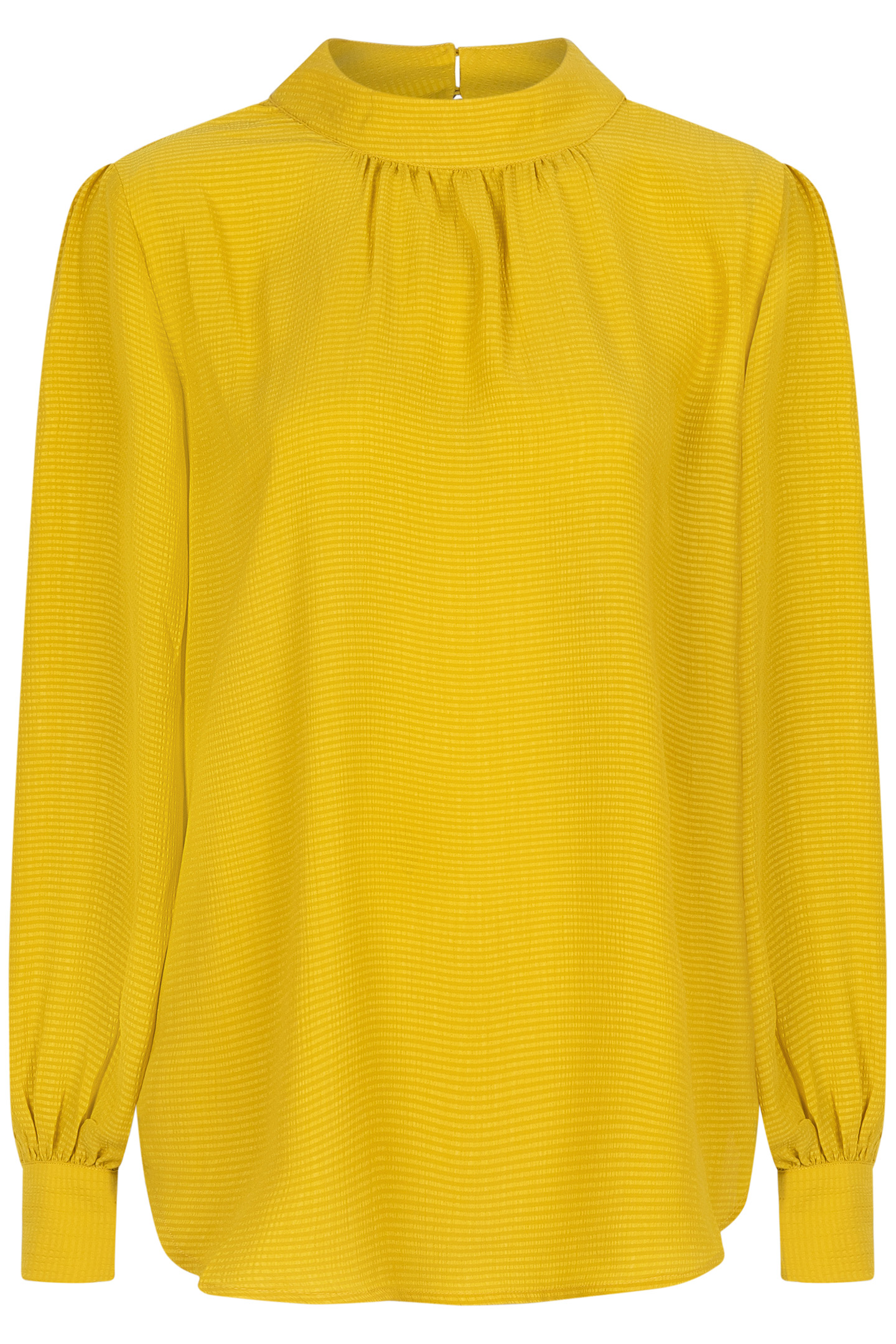 BLOUSE COLLAR GATHERING WARM OLIVE 5