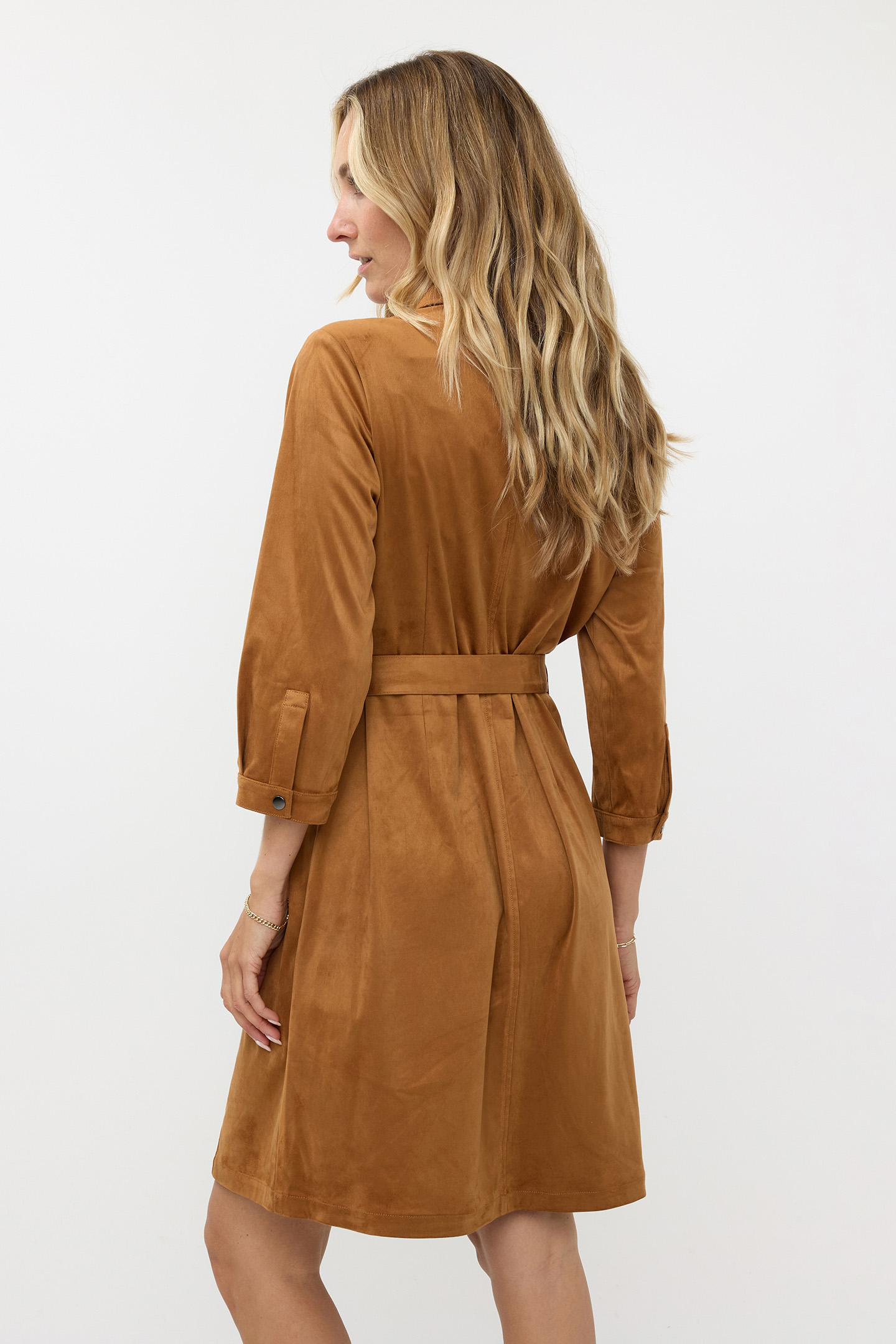 DRESS SUEDINE CAMEL 3