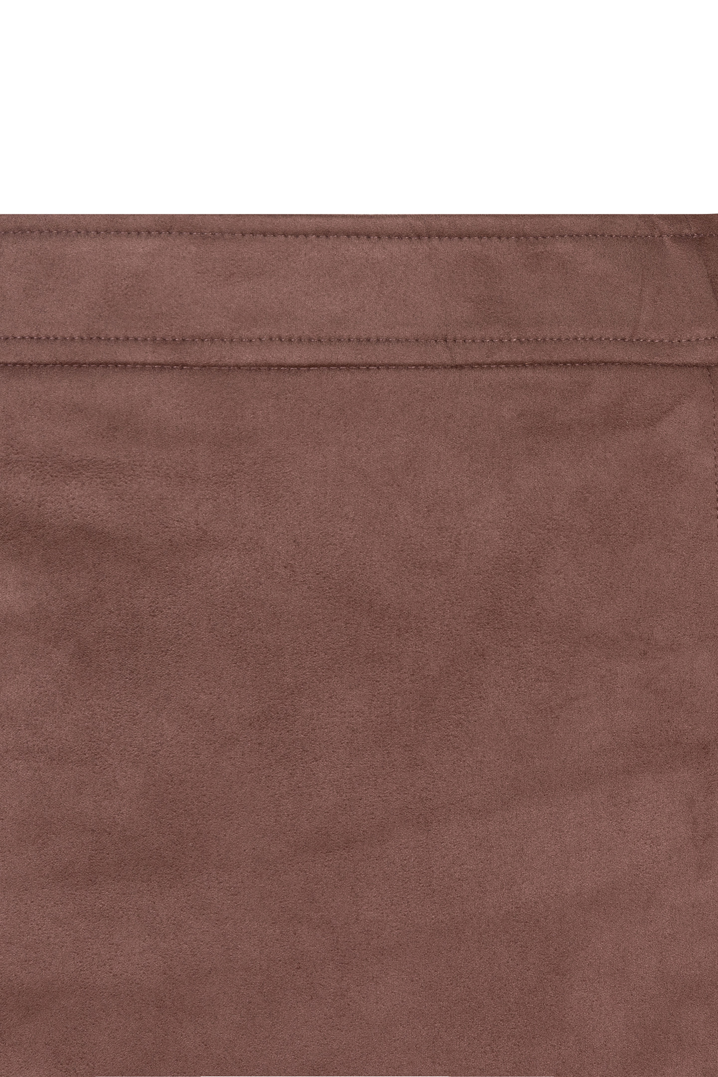 SKIRT OVERLAP SUEDINE CHOCOLATE 7