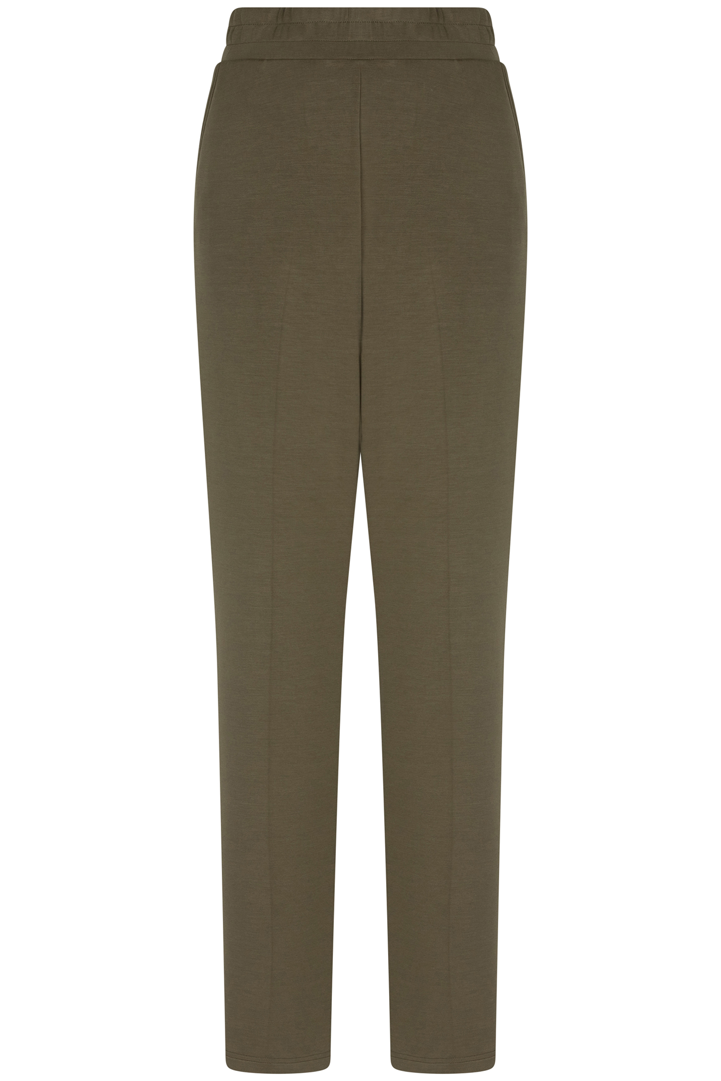 TROUSERS FLAIR MODAL MOSS GREEN 4