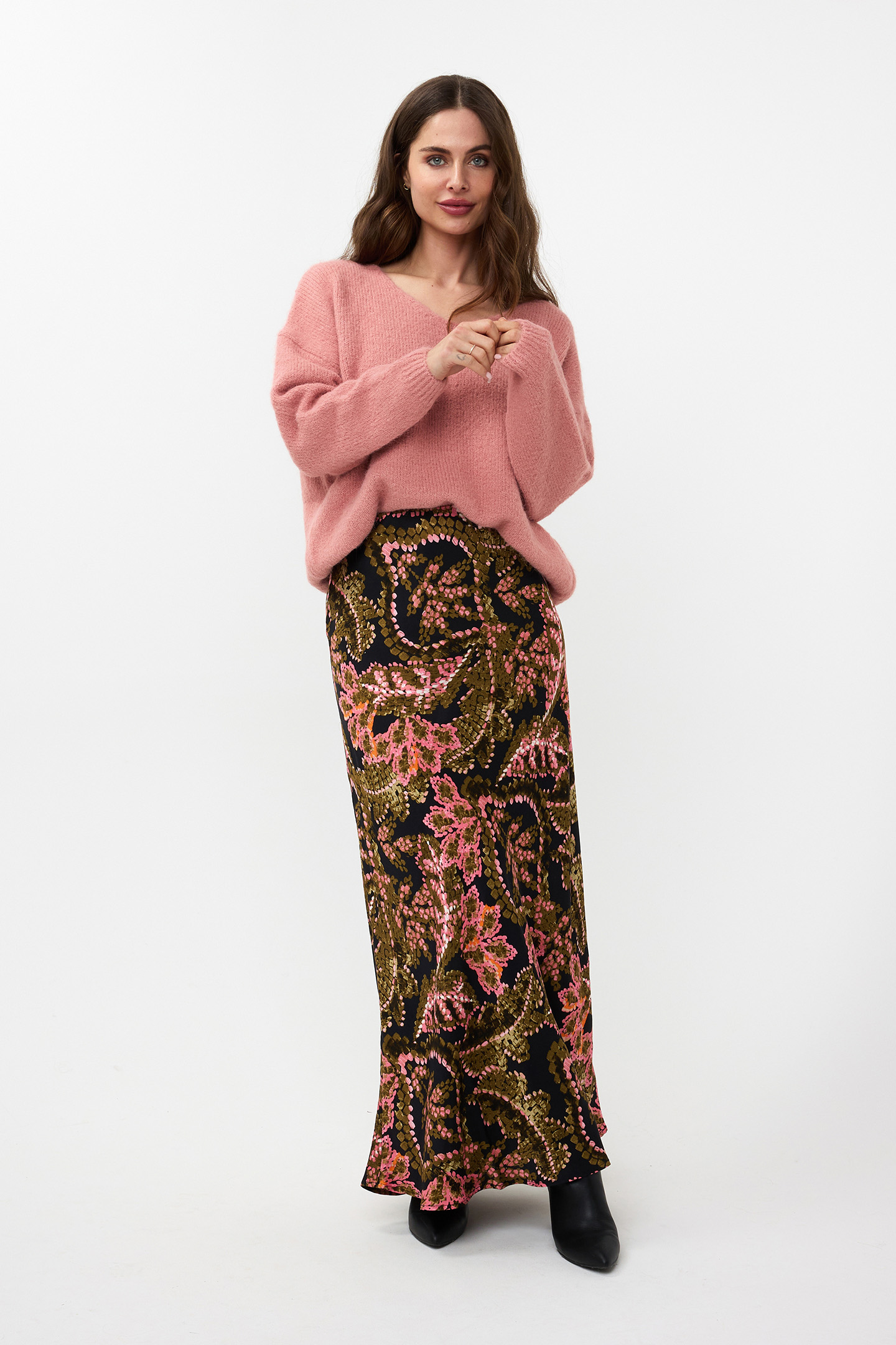SKIRT GLOBAL FLOWER PRINT 2