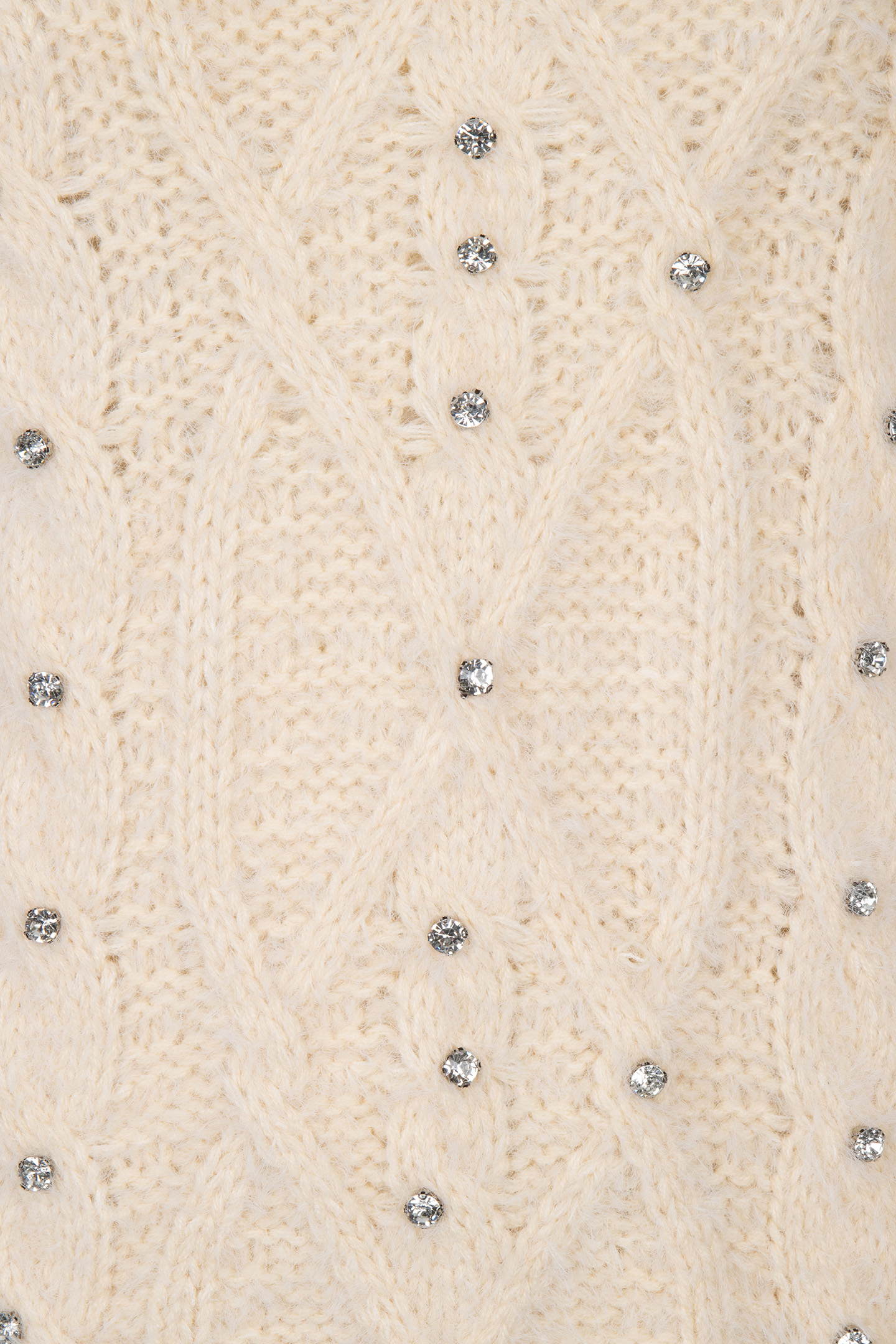 SWEATER CABLE STONES BISCUIT 7