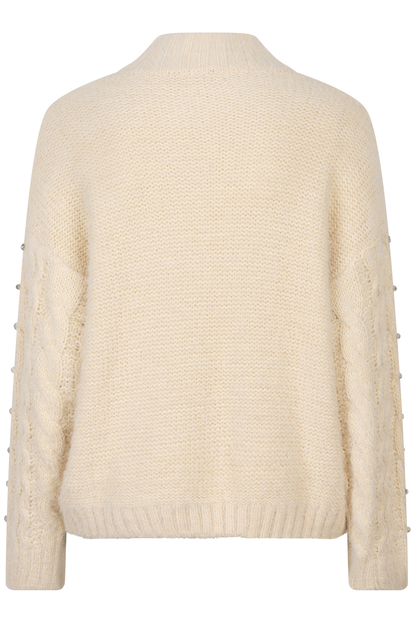 SWEATER CABLE STONES BISCUIT 5