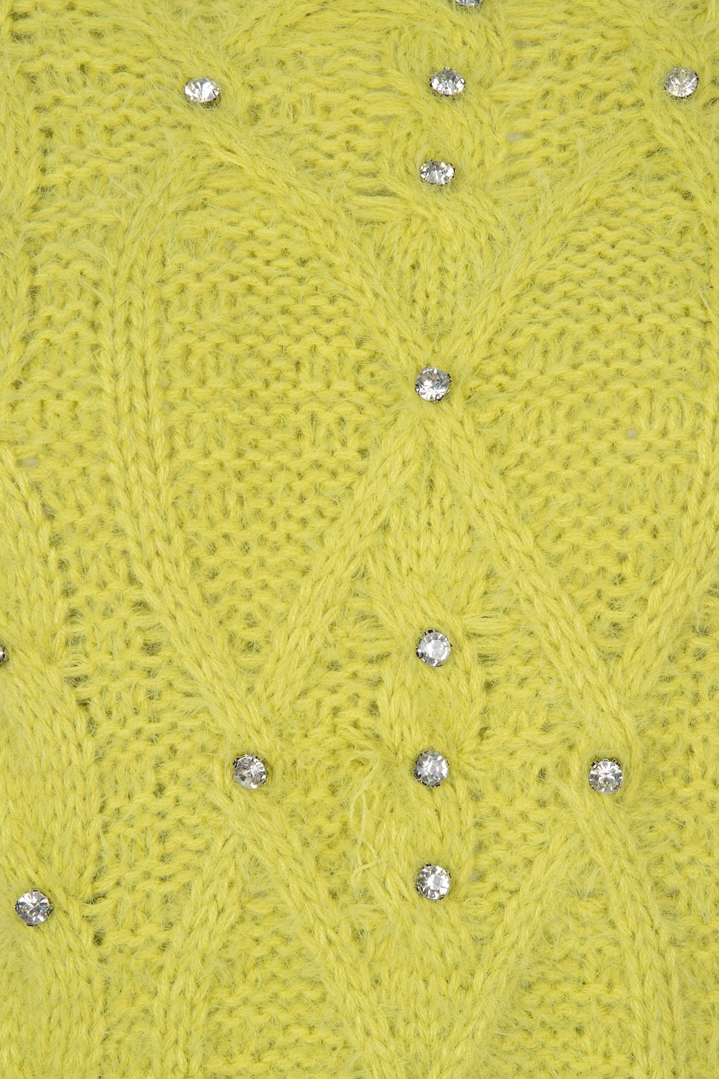 SWEATER CABLE STONES MATCHA GREEN 8